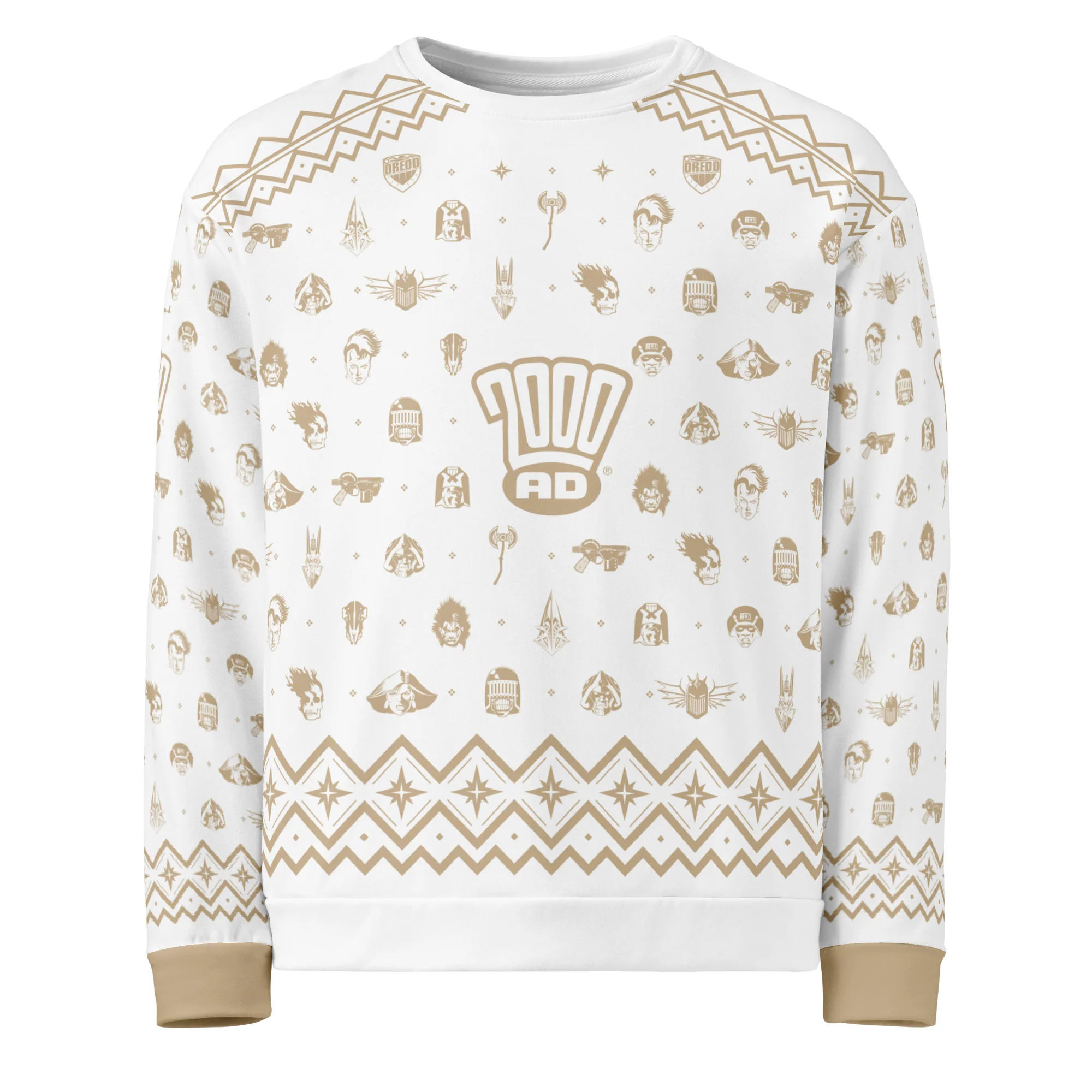 2000 AD Christmas Jumper Gold