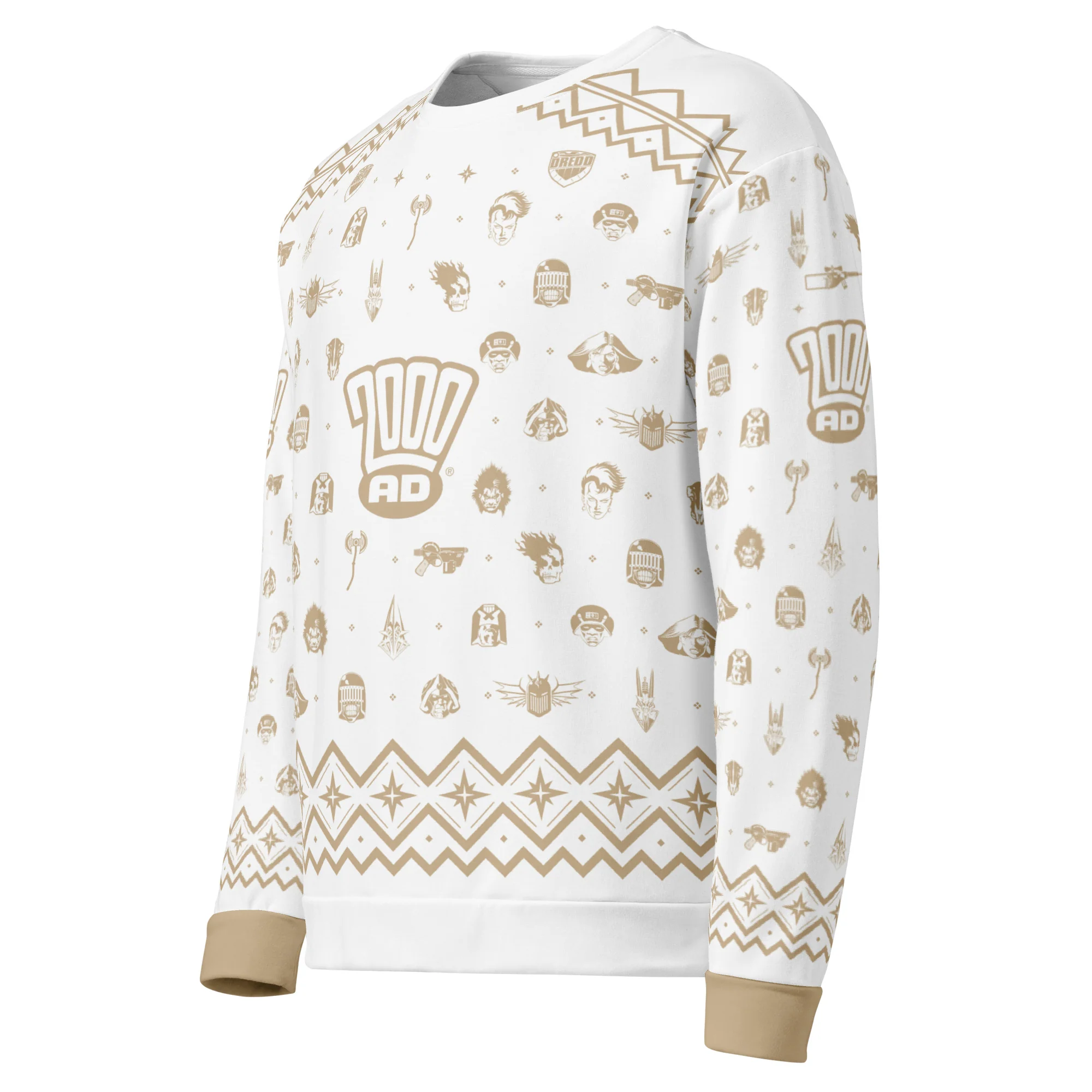 2000 AD Christmas Jumper Gold - Image 3