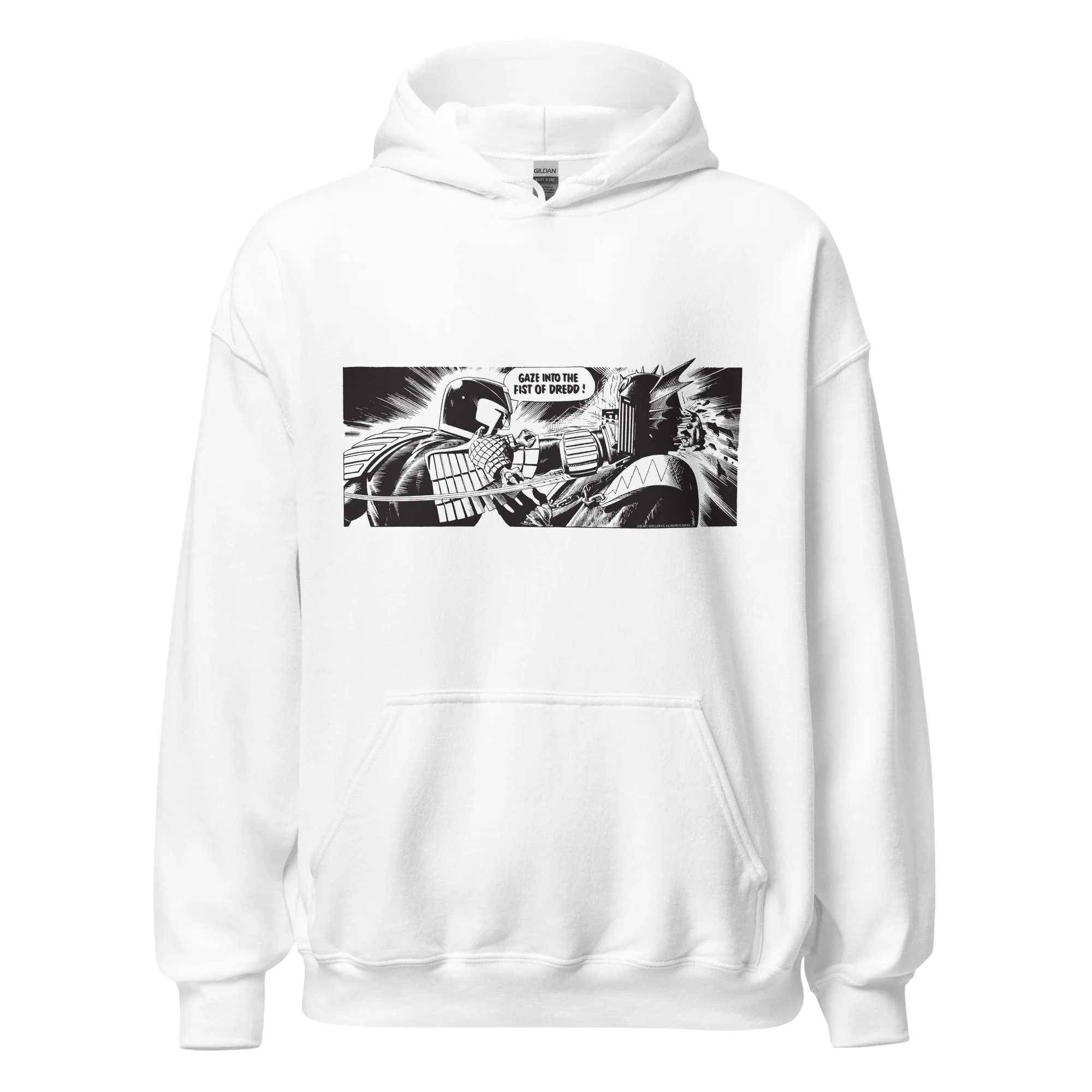 2000 AD Gaze Into The Fist Of Dredd Hoodie - Image 3