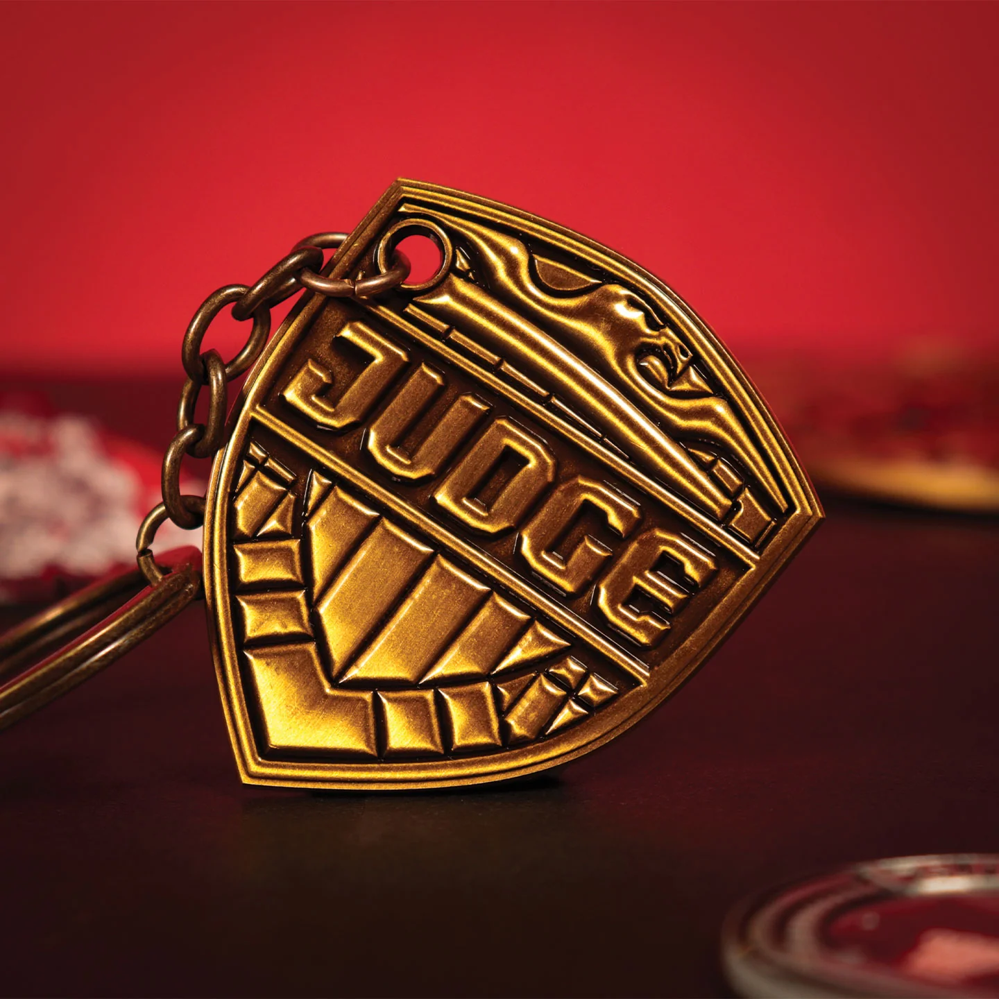 2000 AD Judge Dredd Badge Keyring - Image 2