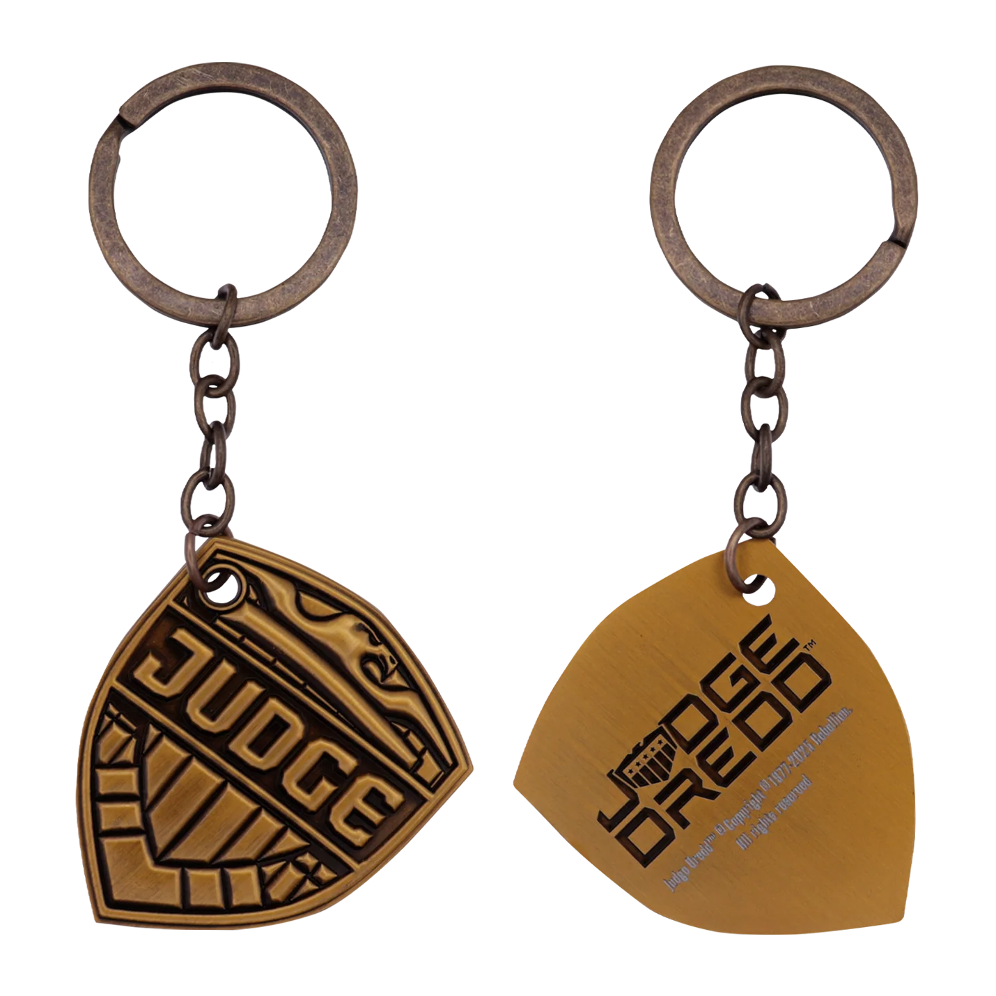 2000 AD Judge Dredd Badge Keyring - Image 3