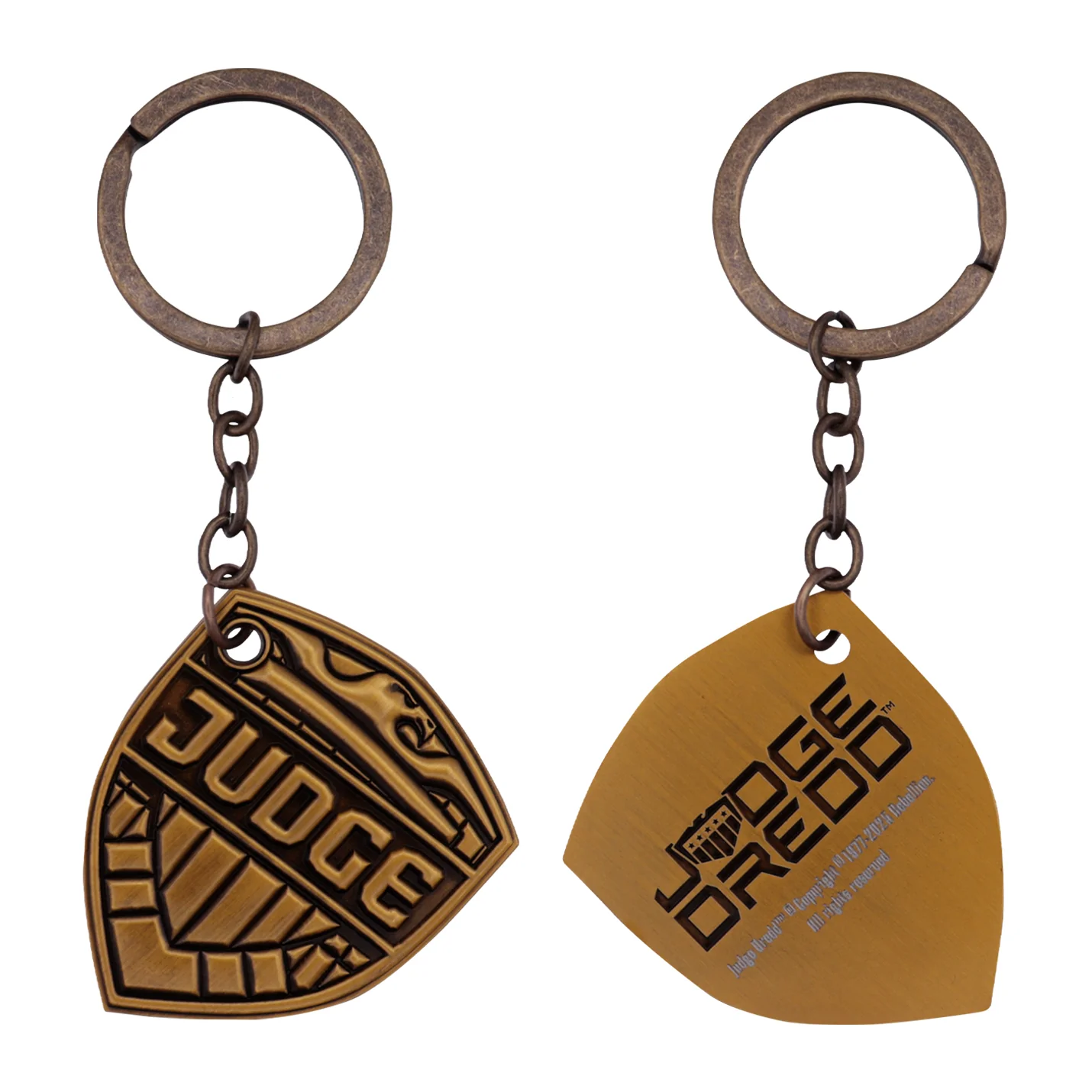 2000 AD Judge Dredd Badge Keyring - Image 6
