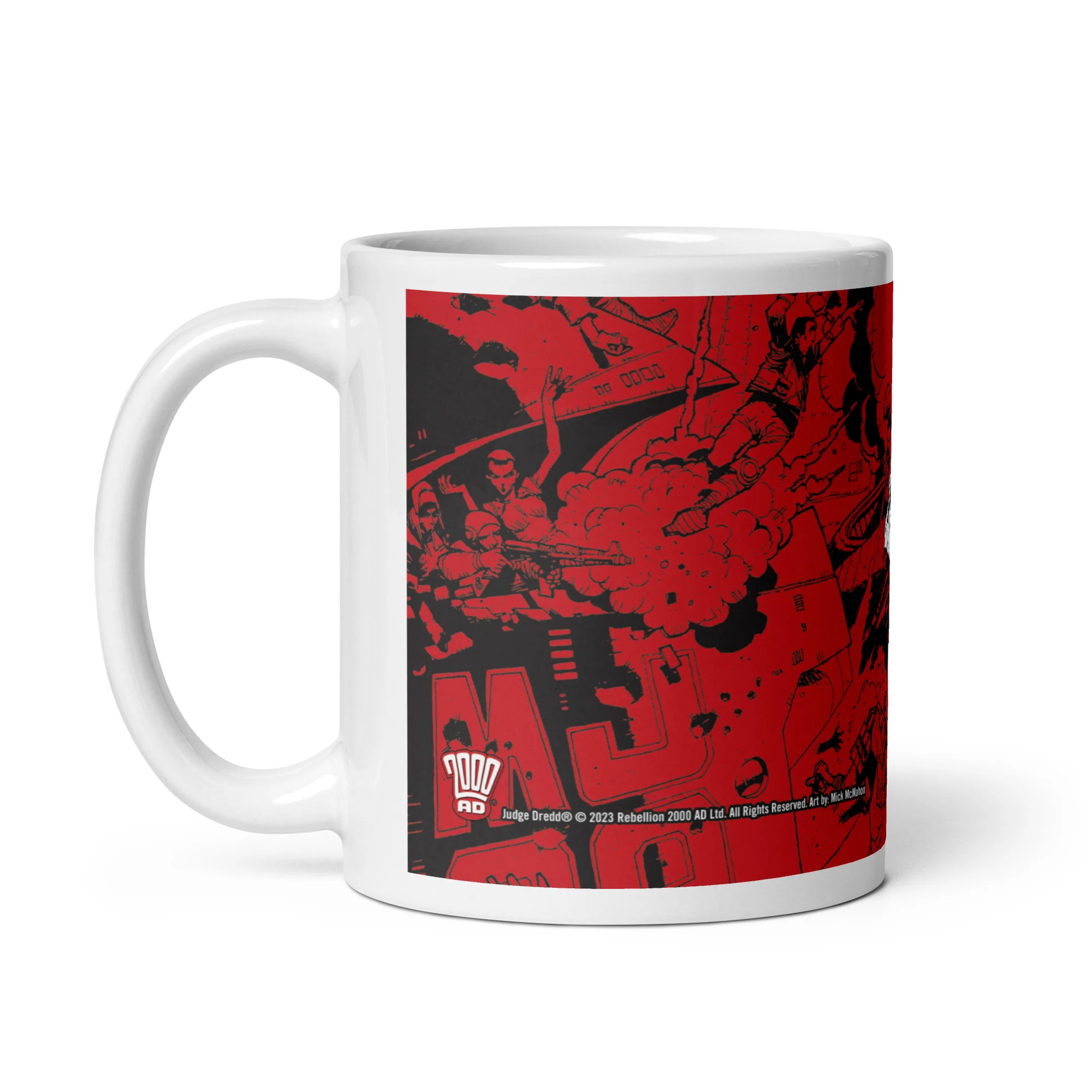 2000 AD Judge Dredd by McMahon Mug - Image 4