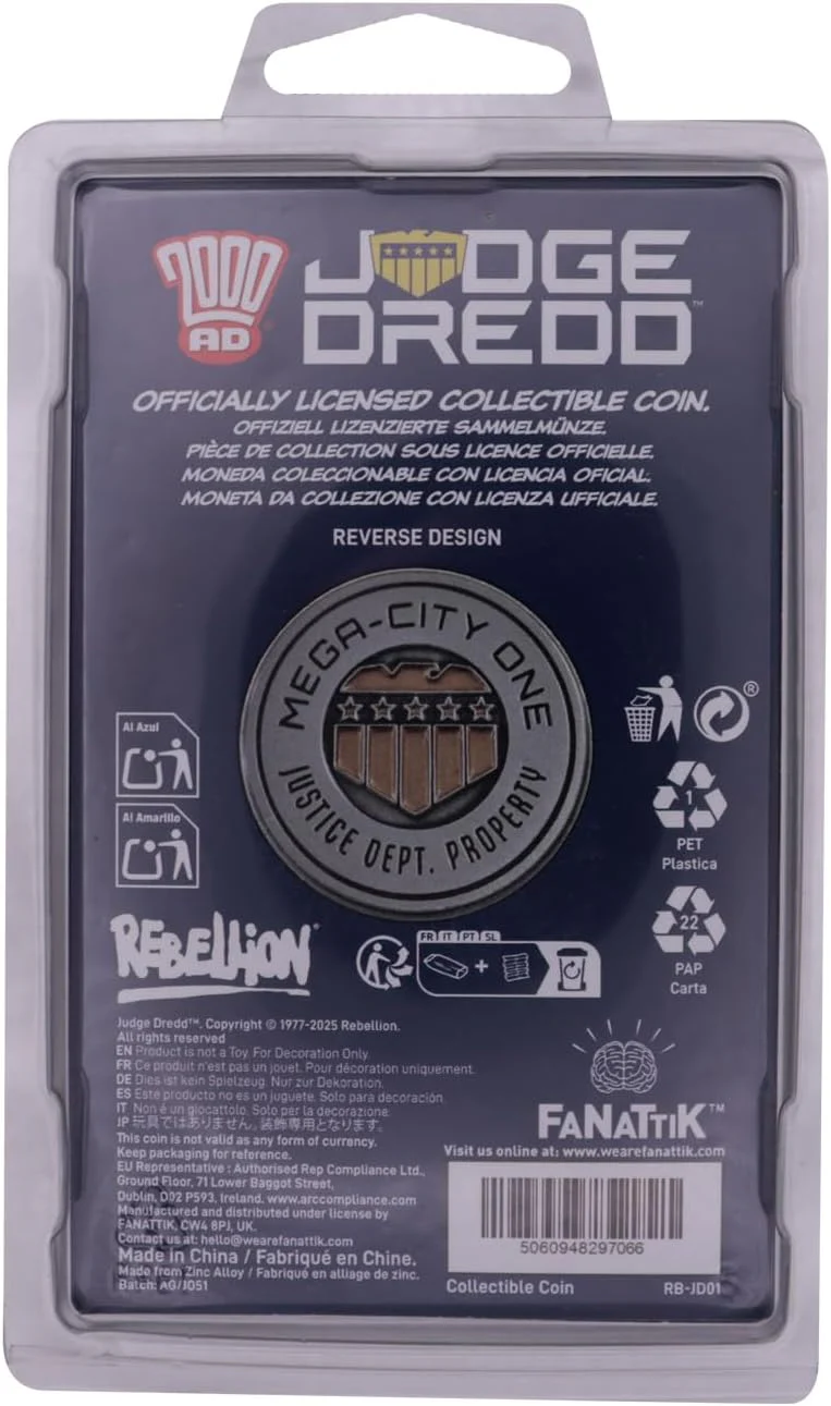 2000 AD Judge Dredd Mega-City One Coin - Image 6
