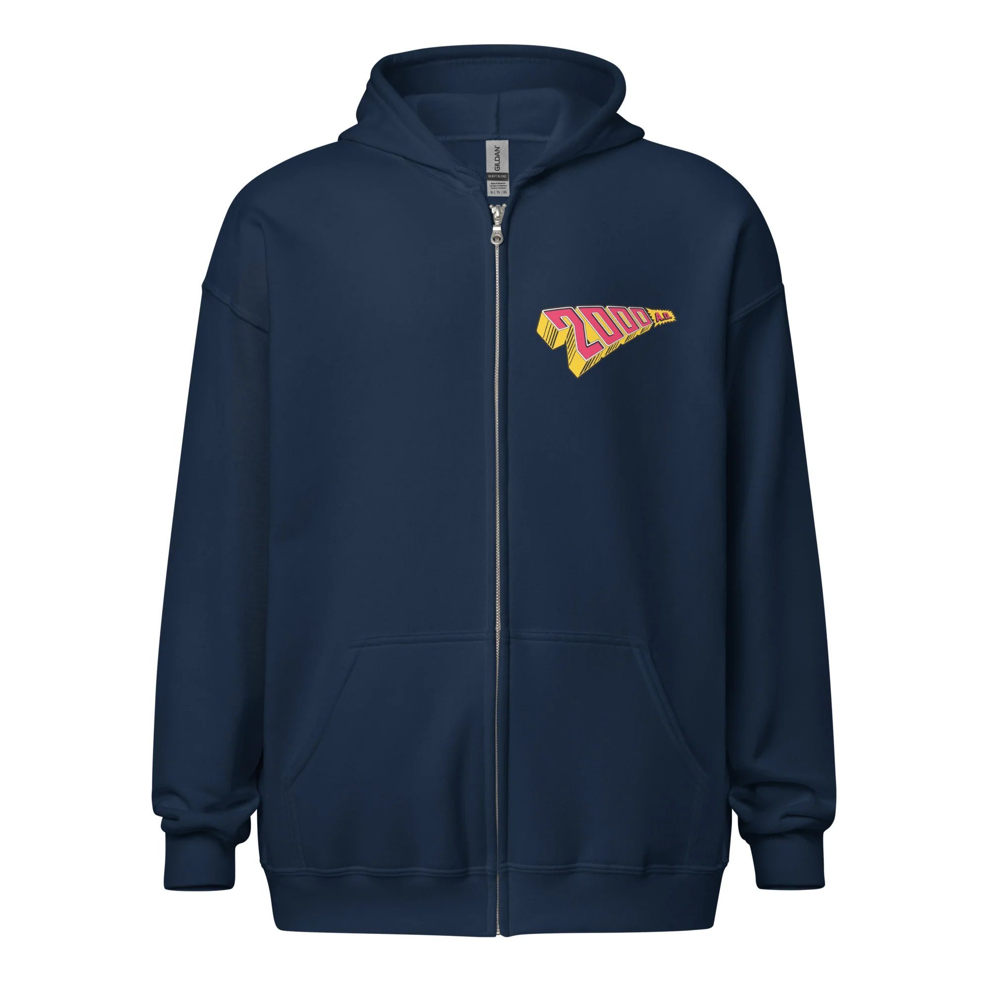 2000 AD Logo Zip Hoodie - Image 4