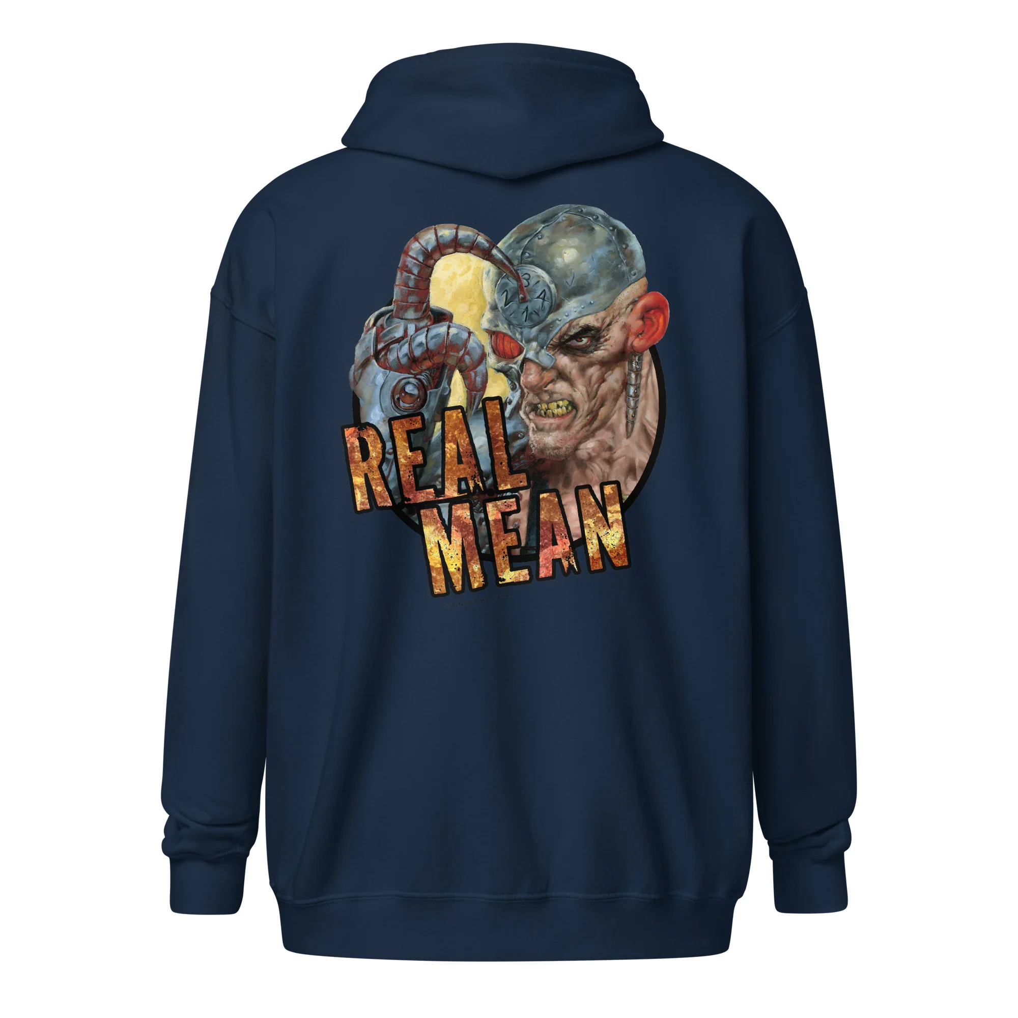 2000 AD Mean Machine Real Mean Zip Hoodie - Image 4