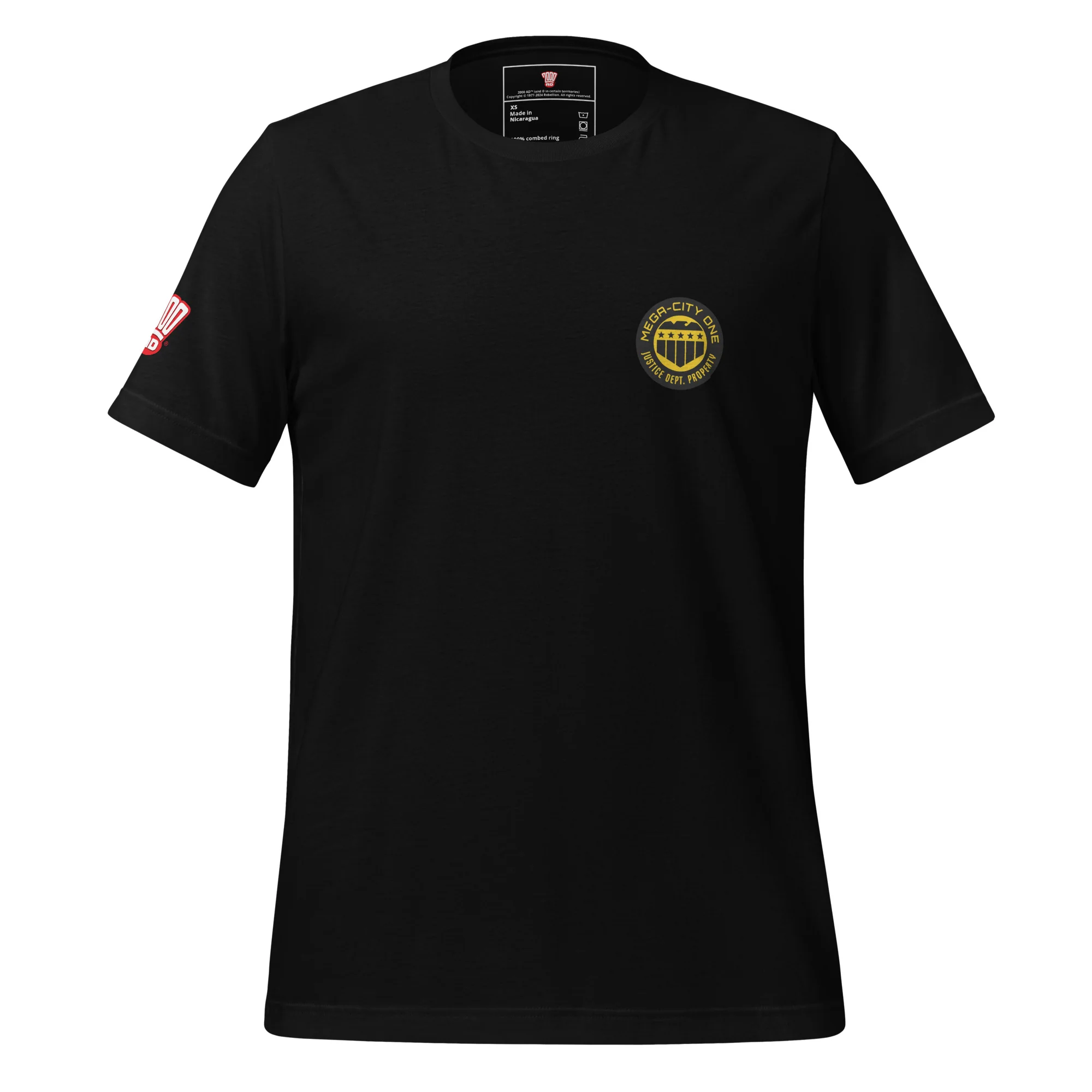 2000 AD Mega-City One Logo T-shirt