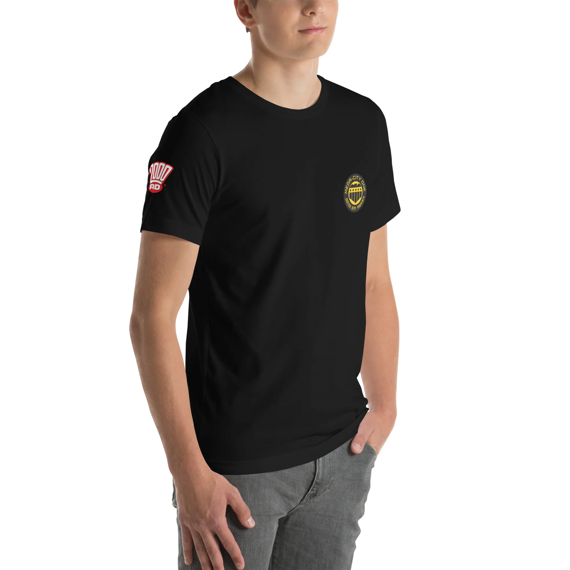 2000 AD Mega-City One Logo T-shirt - Image 2