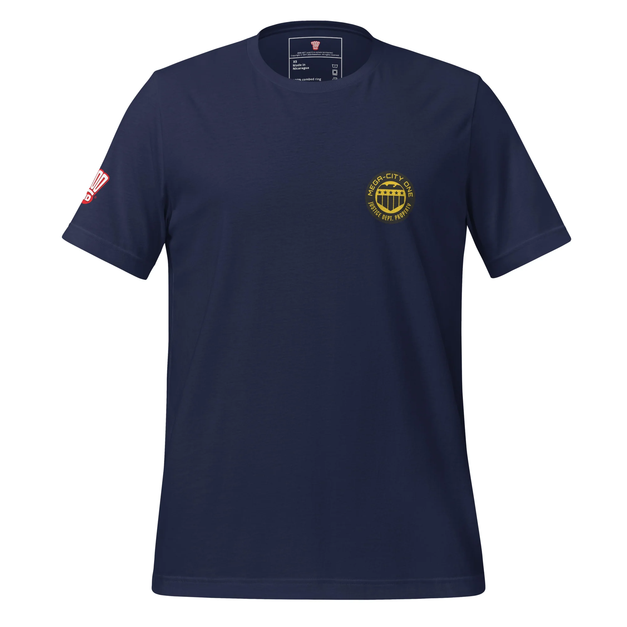 2000 AD Mega-City One Logo T-shirt - Image 3