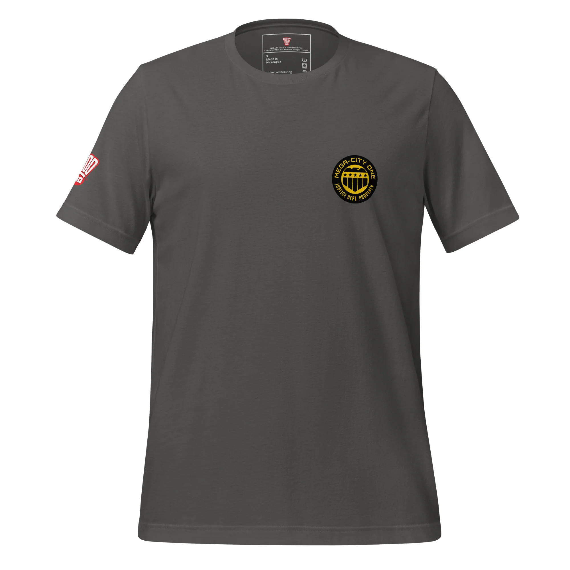 2000 AD Mega-City One Logo T-shirt - Image 4