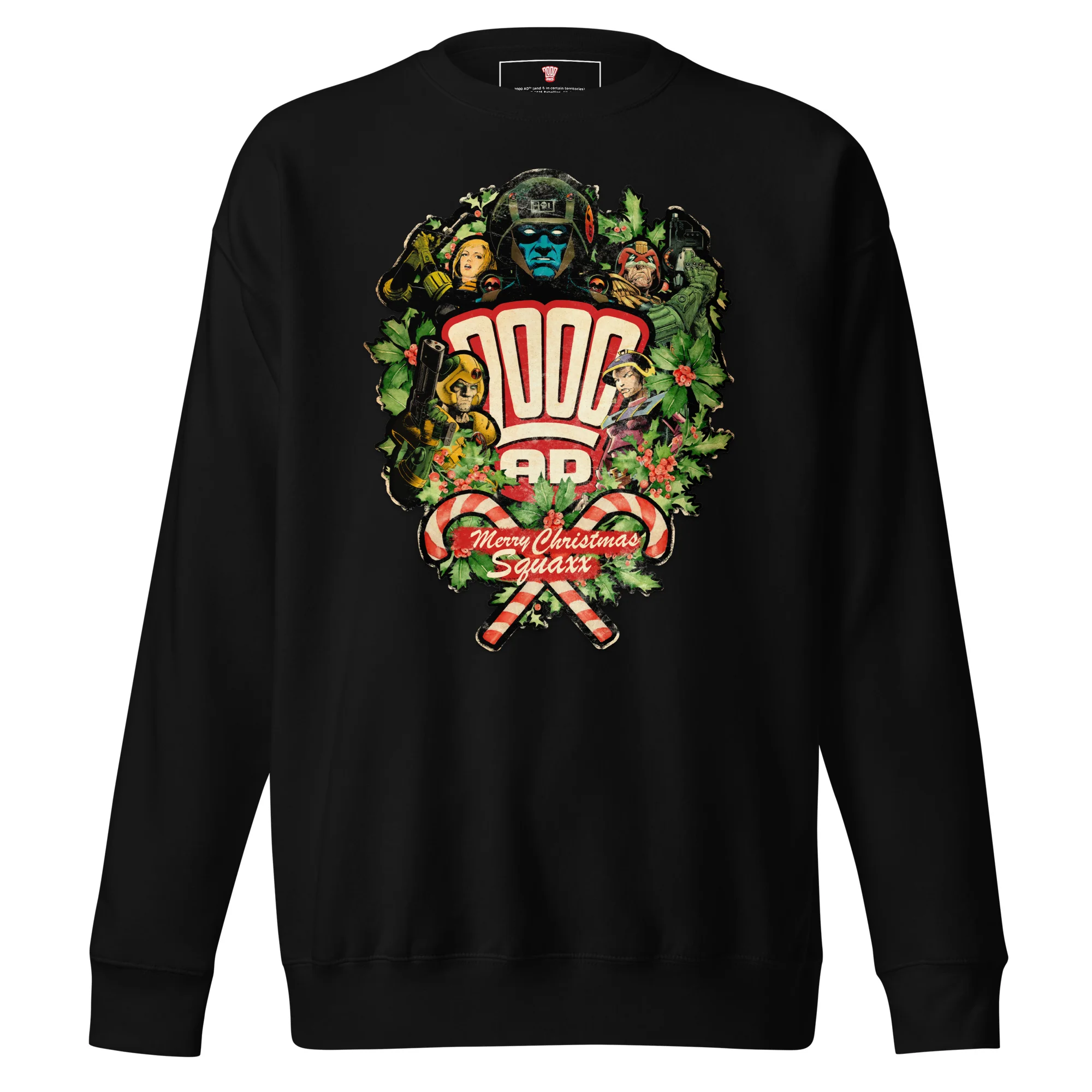 2000 AD Merry Christmas Squaxx Sweater