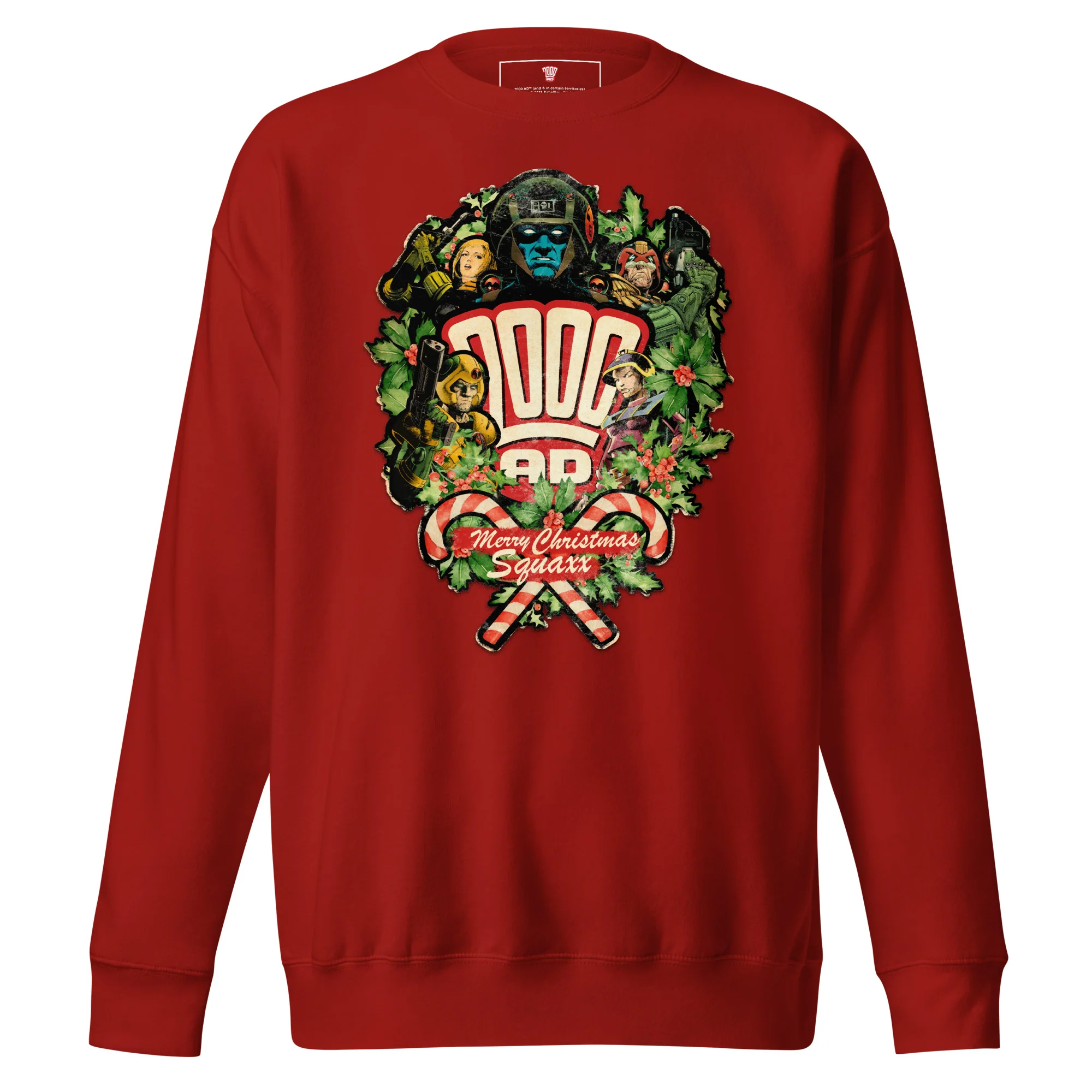 2000 AD Merry Christmas Squaxx Sweater - Image 3