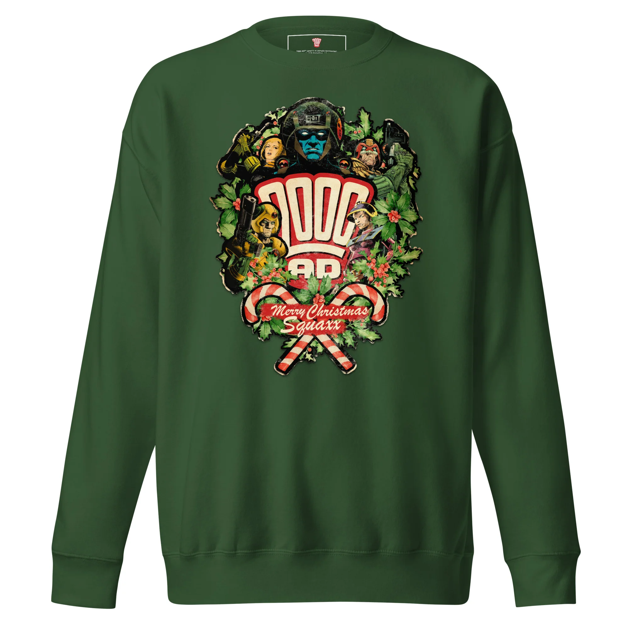 2000 AD Merry Christmas Squaxx Sweater - Image 4