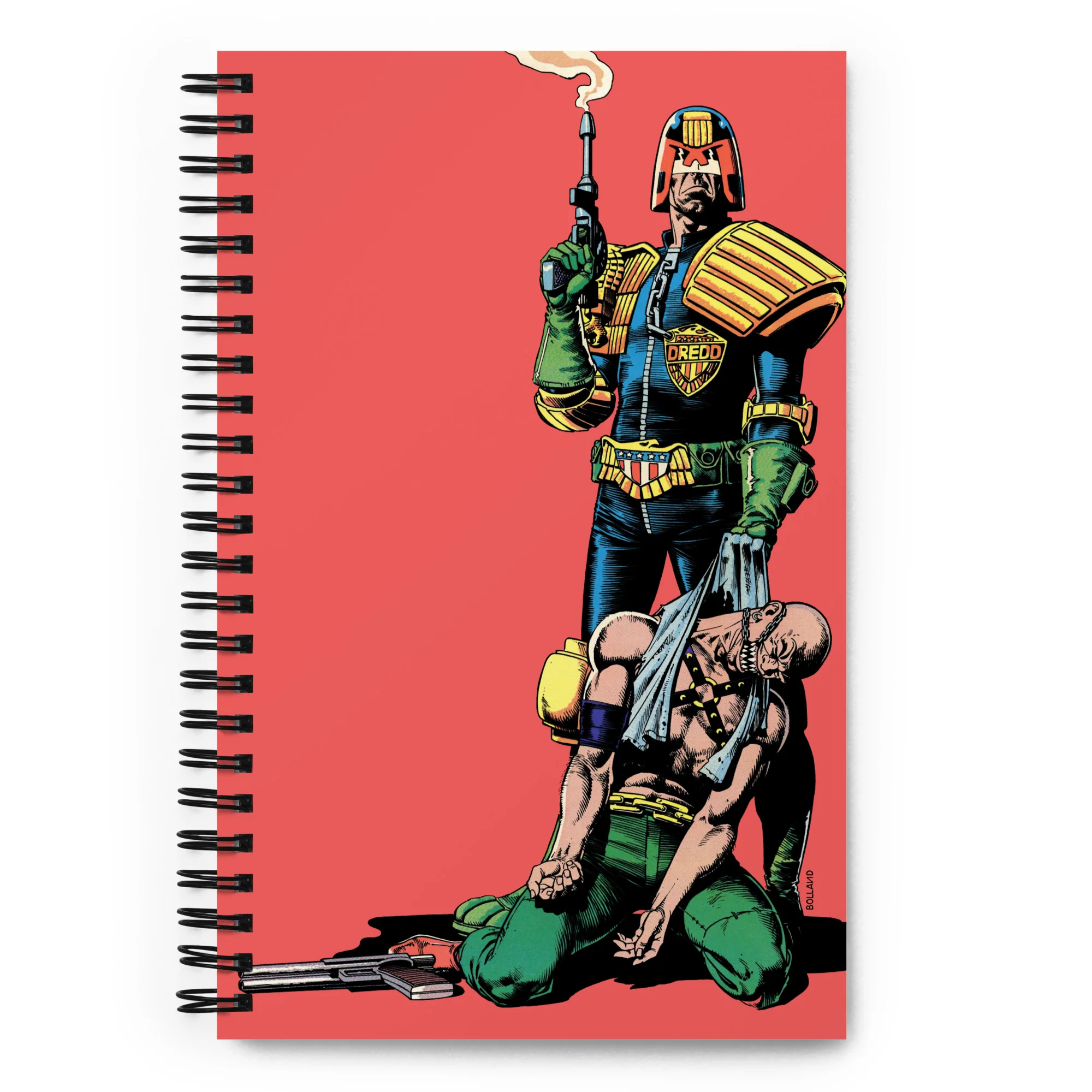 2000 AD Print Judge Dredd Spiral Notebook