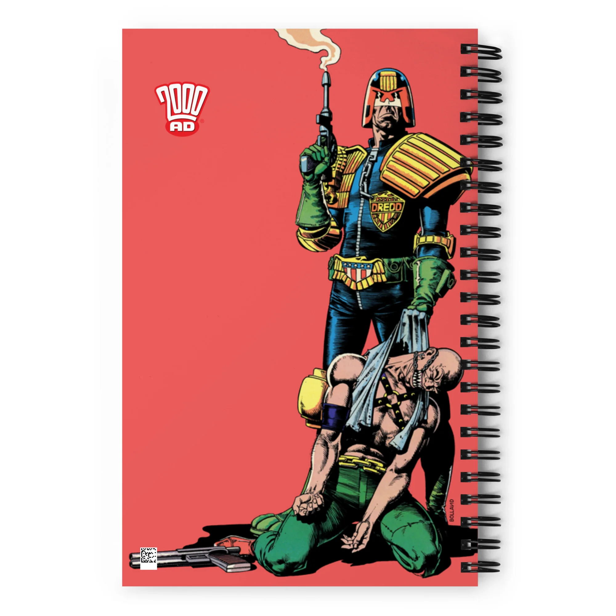 2000 AD Print Judge Dredd Spiral Notebook - Image 3