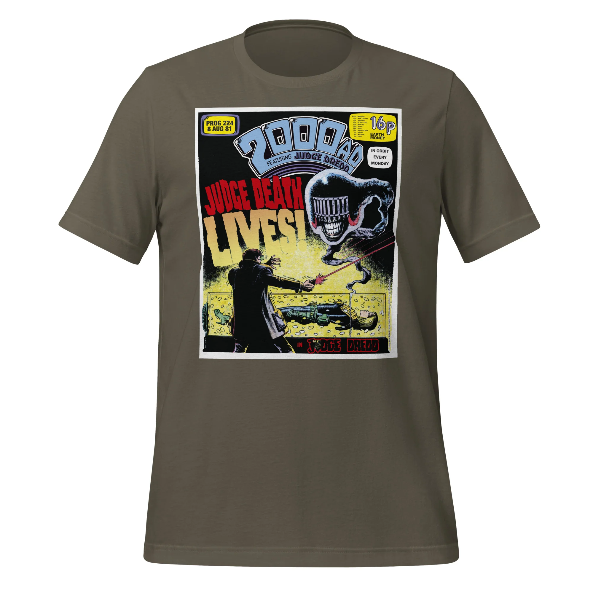 2000 AD Prog 224 T-Shirt - Image 3