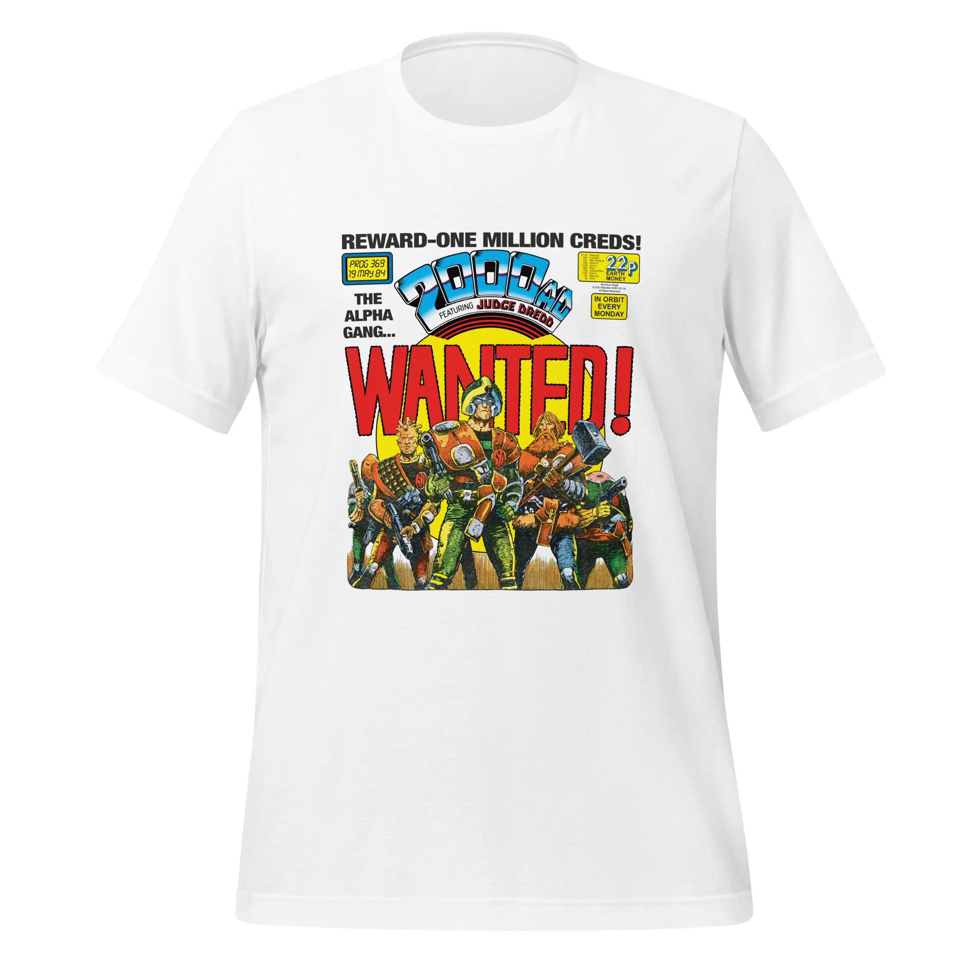 2000 AD Prog 369 T-Shirt: Wanted! - Image 3