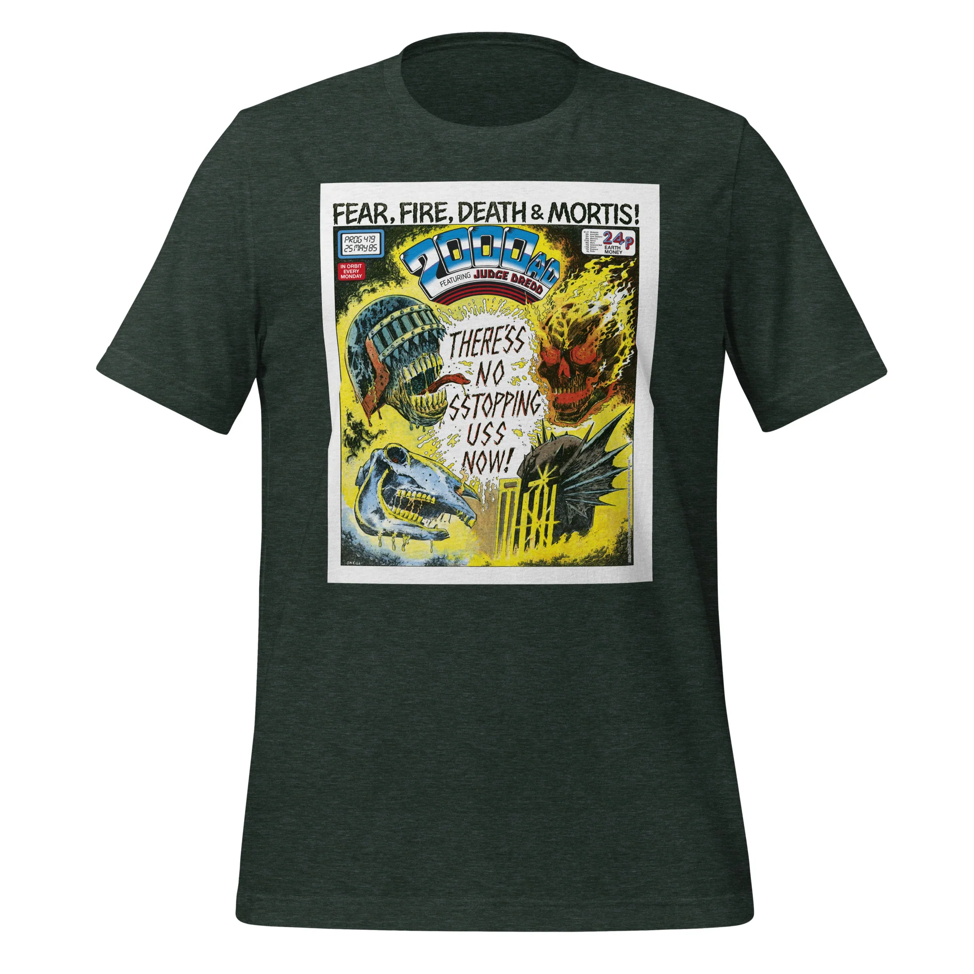 2000 AD Prog 419 T-Shirt - Image 2