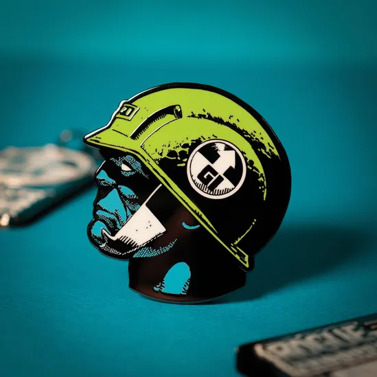 2000 AD Rogue Trooper GI Pin Badge - Image 3