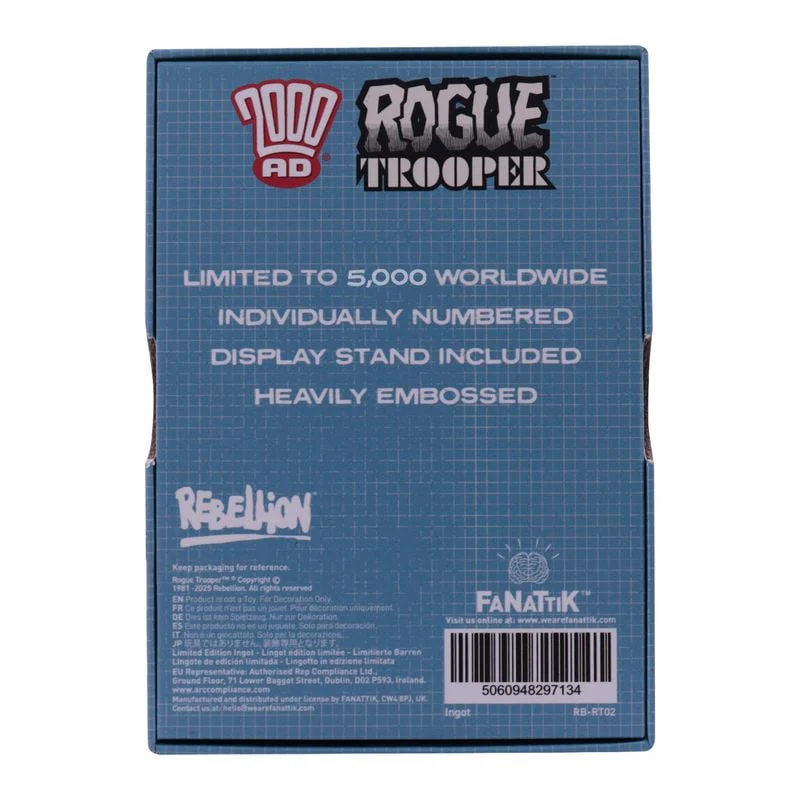 2000 AD Rogue Trooper Limited Edition Ingot - Image 6