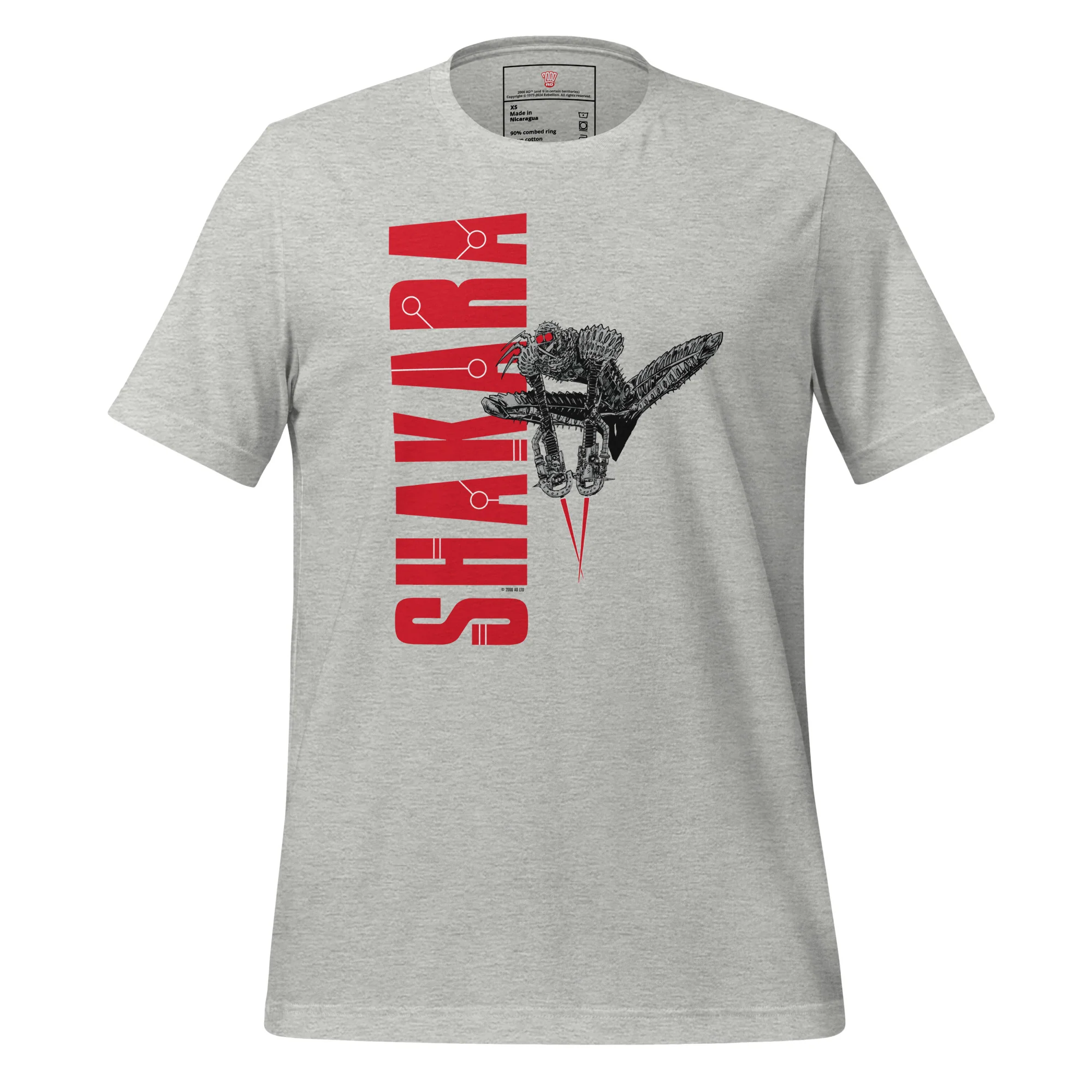 2000 AD Shakara T-Shirt (Red Logo) - Image 3