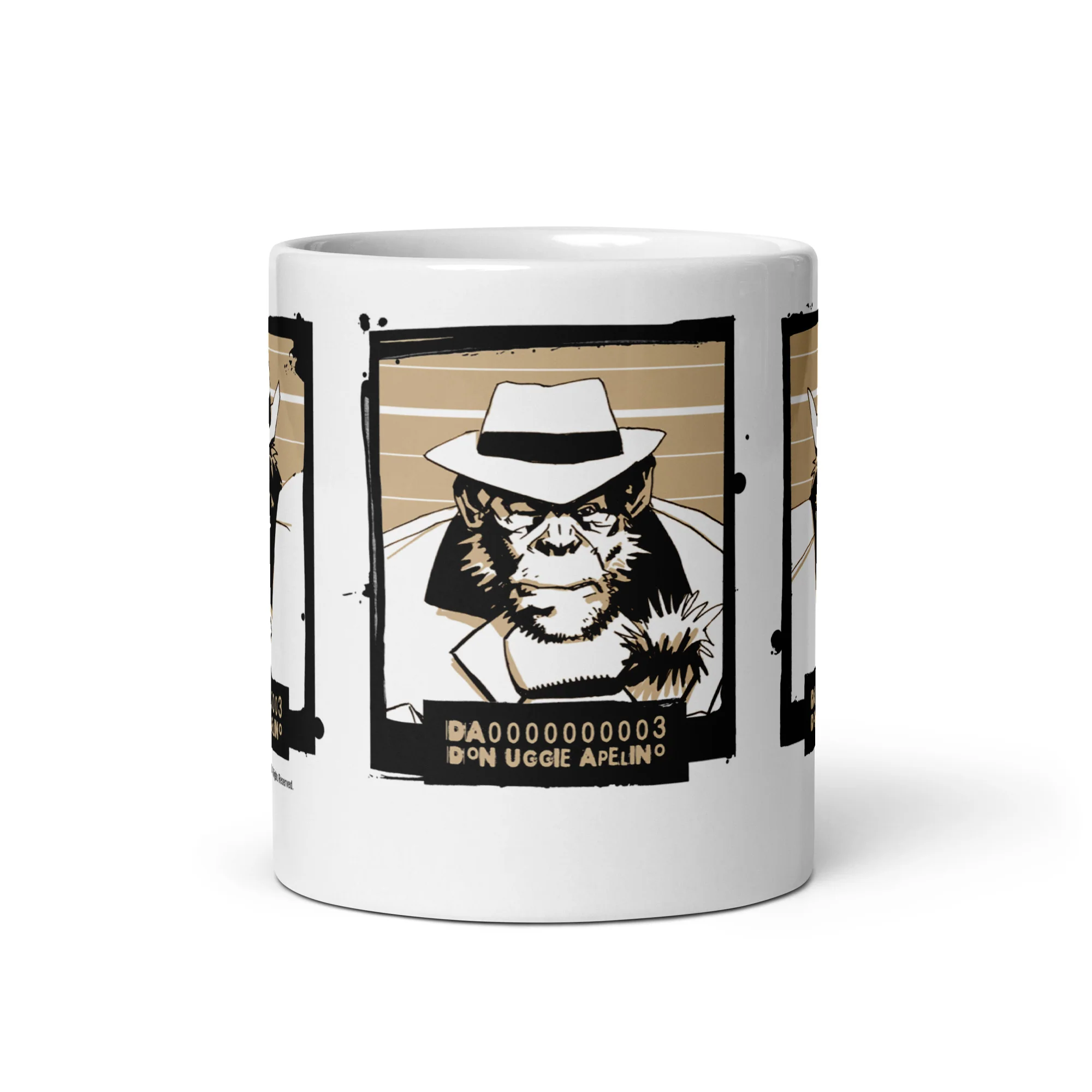 2000 AD Wanted Apelino Mug - Image 4