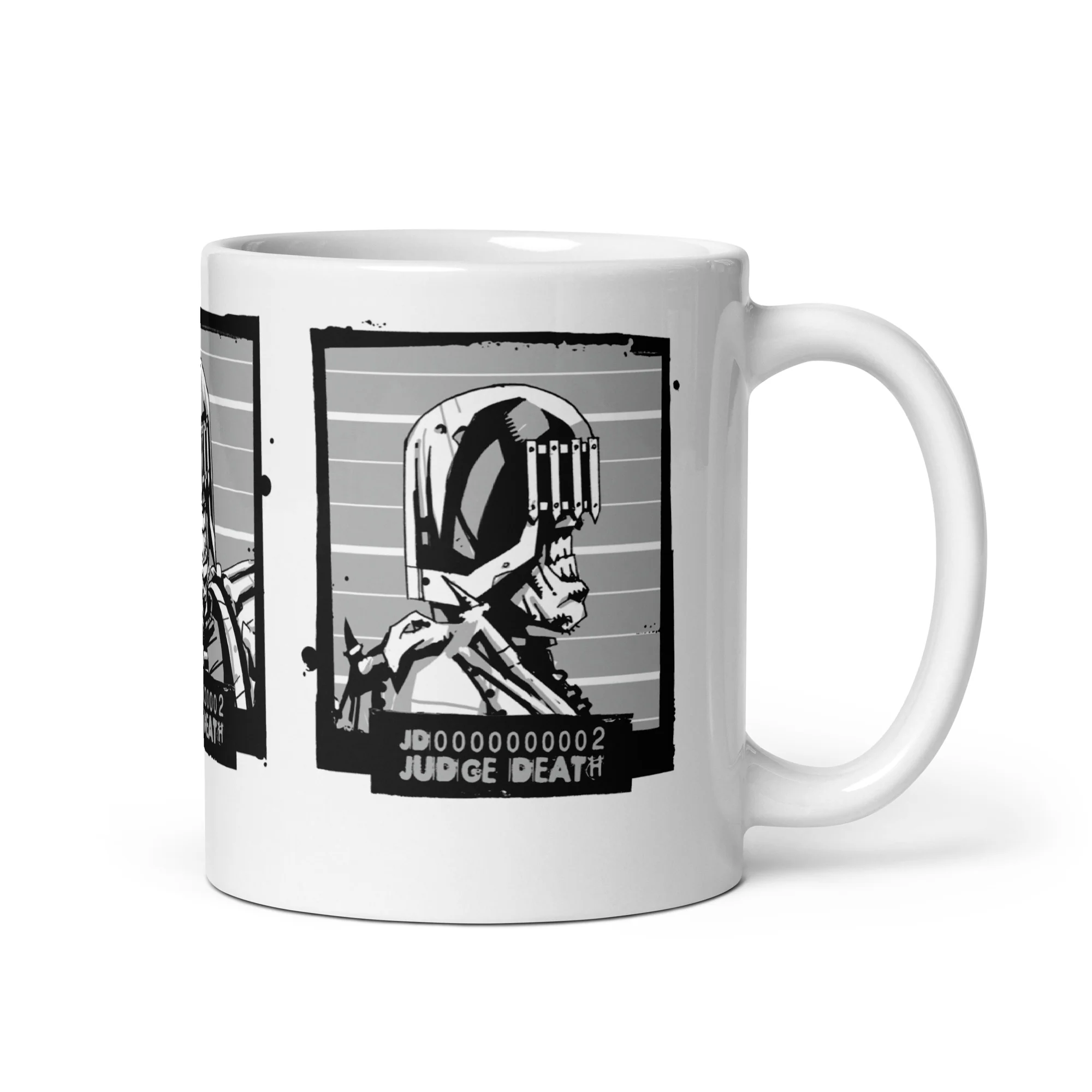2000 AD Wanted Judge Death Mug