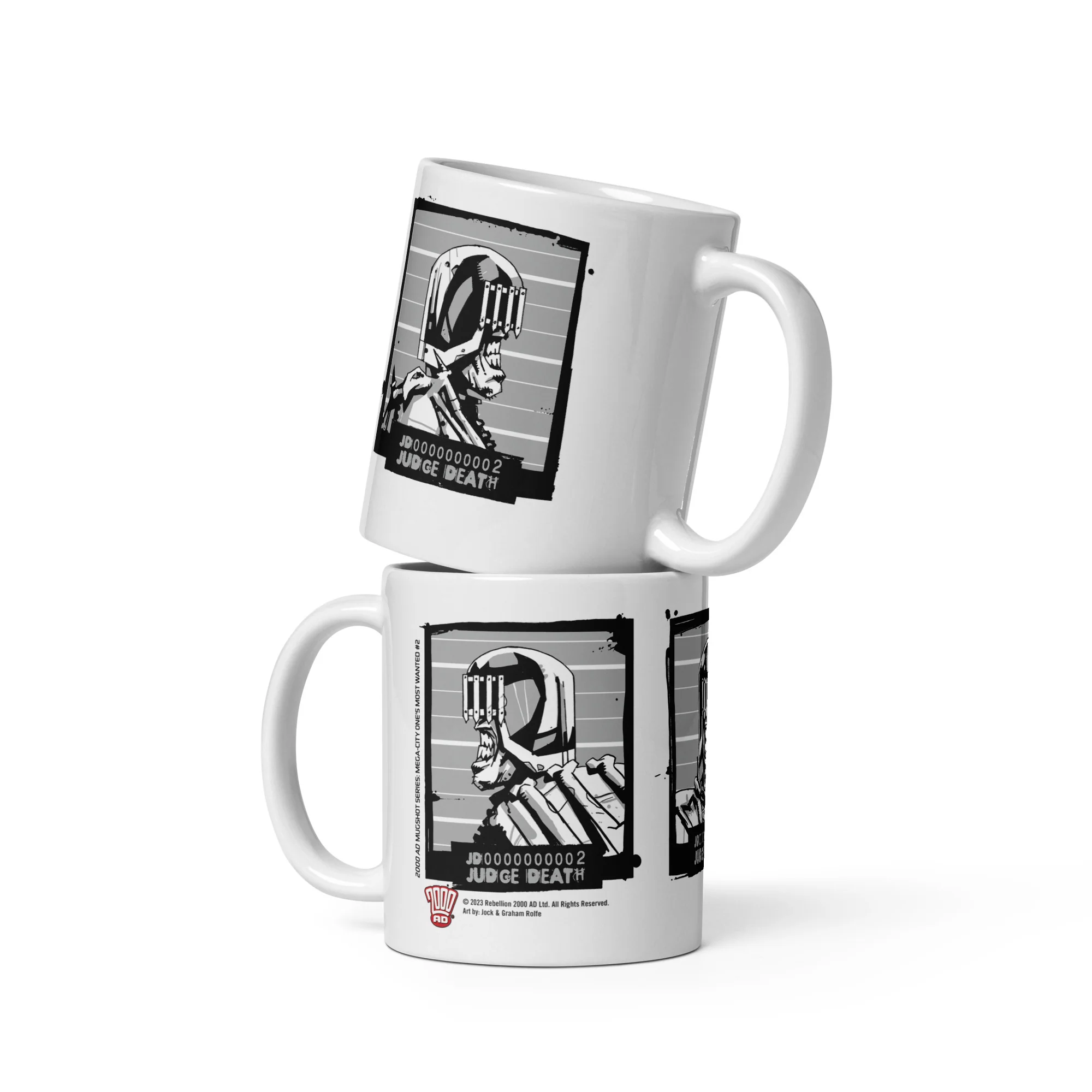 2000 AD Wanted Judge Death Mug - Image 2