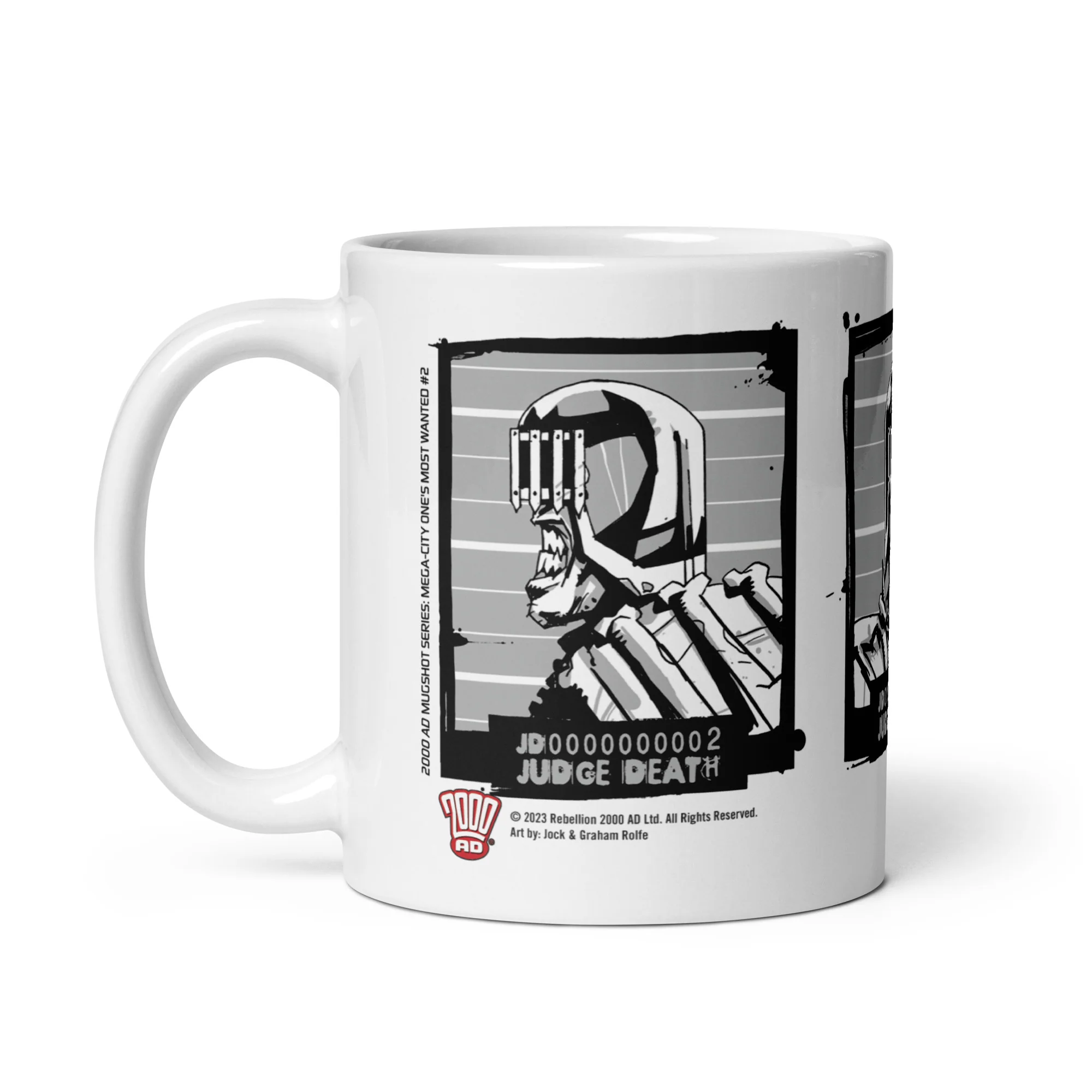 2000 AD Wanted Judge Death Mug - Image 4