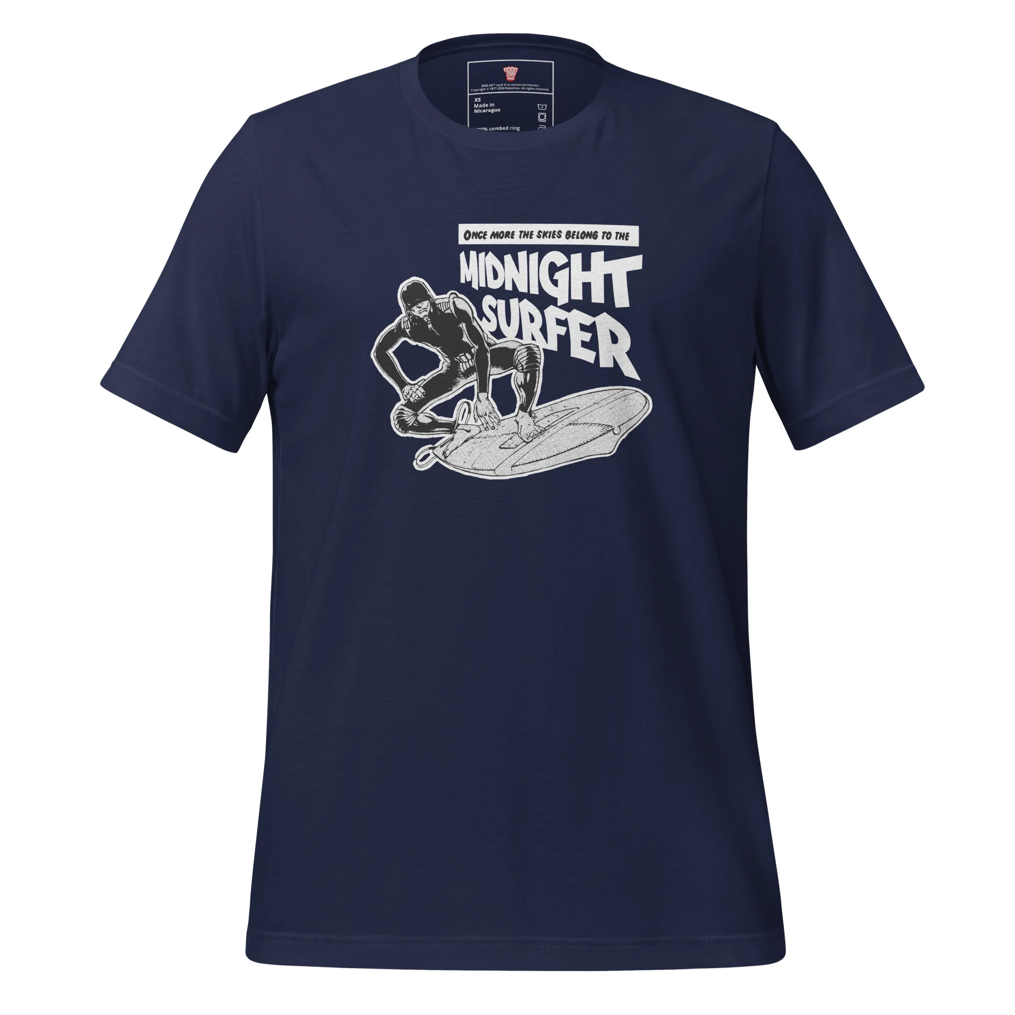 2000 AD Chopper: The Midnight Surfer T-shirt (Dark) - Image 2