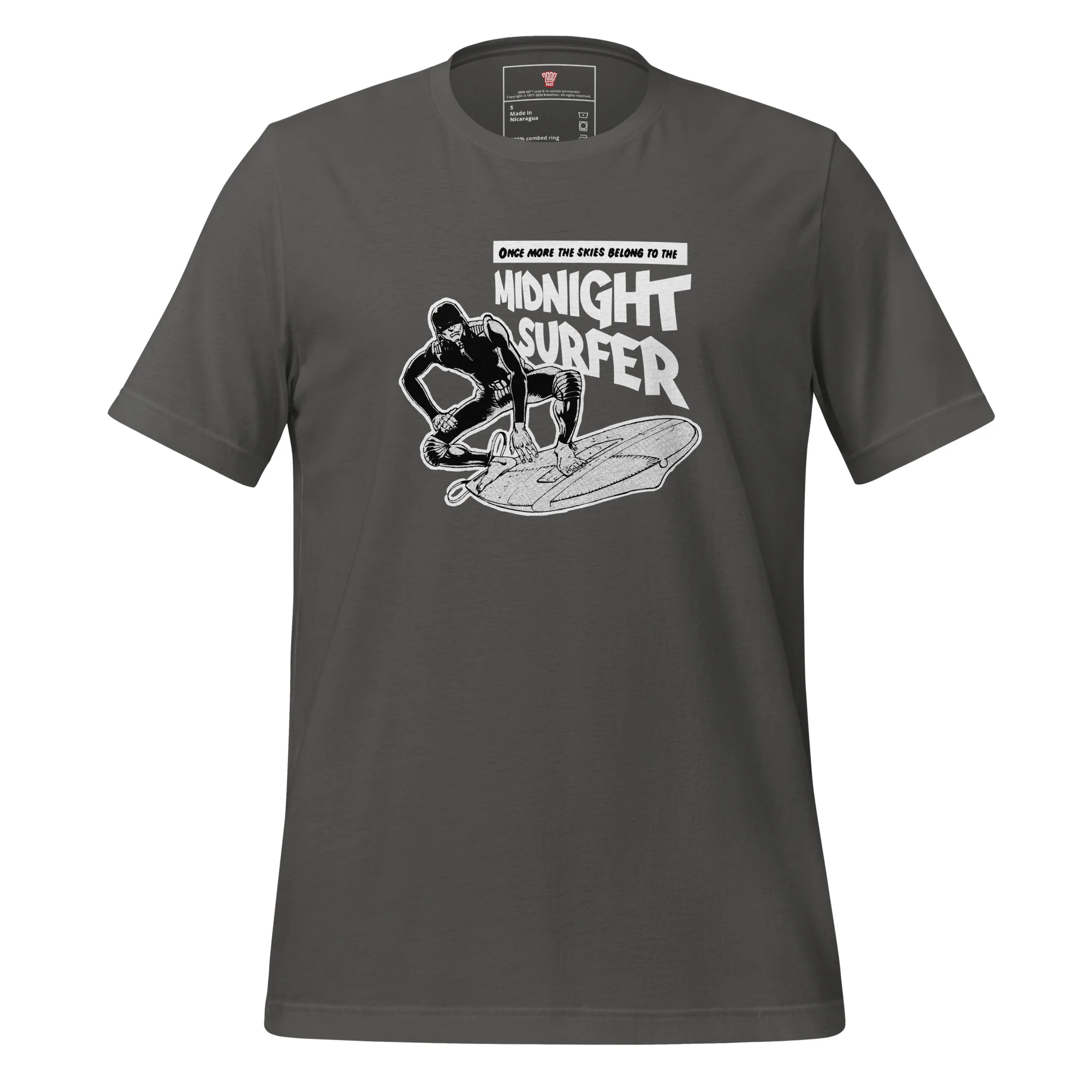 2000 AD Chopper: The Midnight Surfer T-shirt (Dark) - Image 3