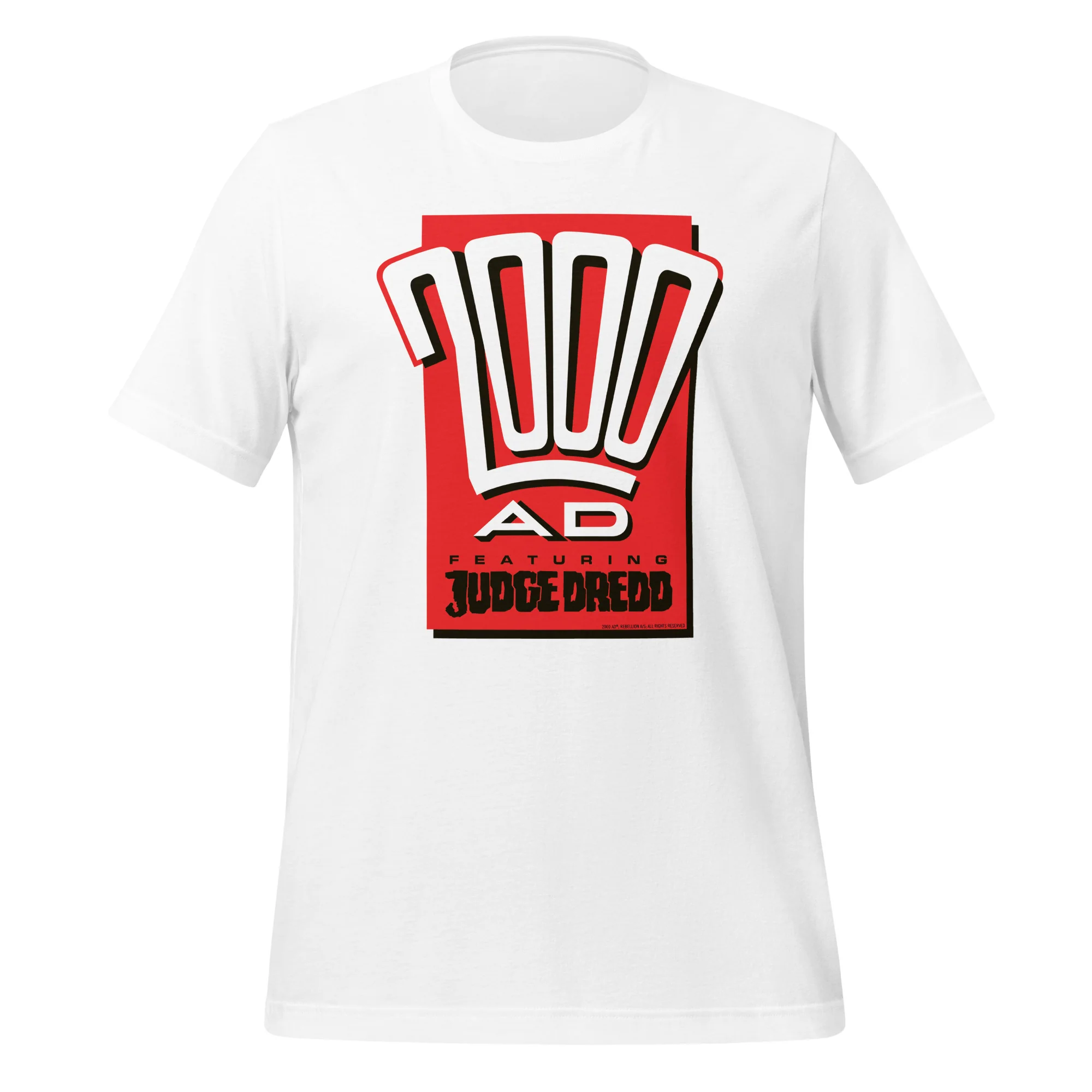 2000 AD - Classic 1990s Fan Logo T-Shirt - Image 3