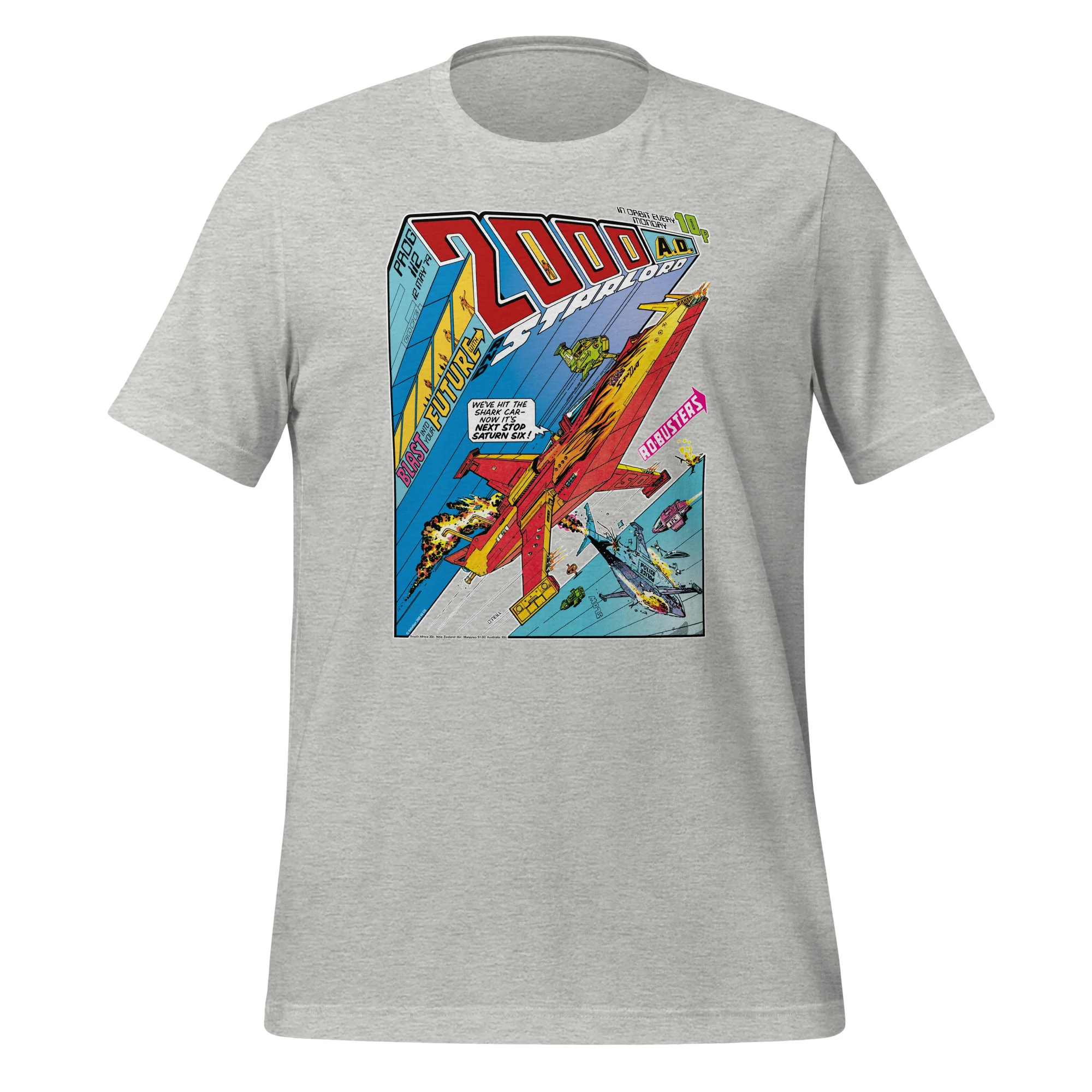 2000 AD Prog 112 Cover T-Shirt - Image 2