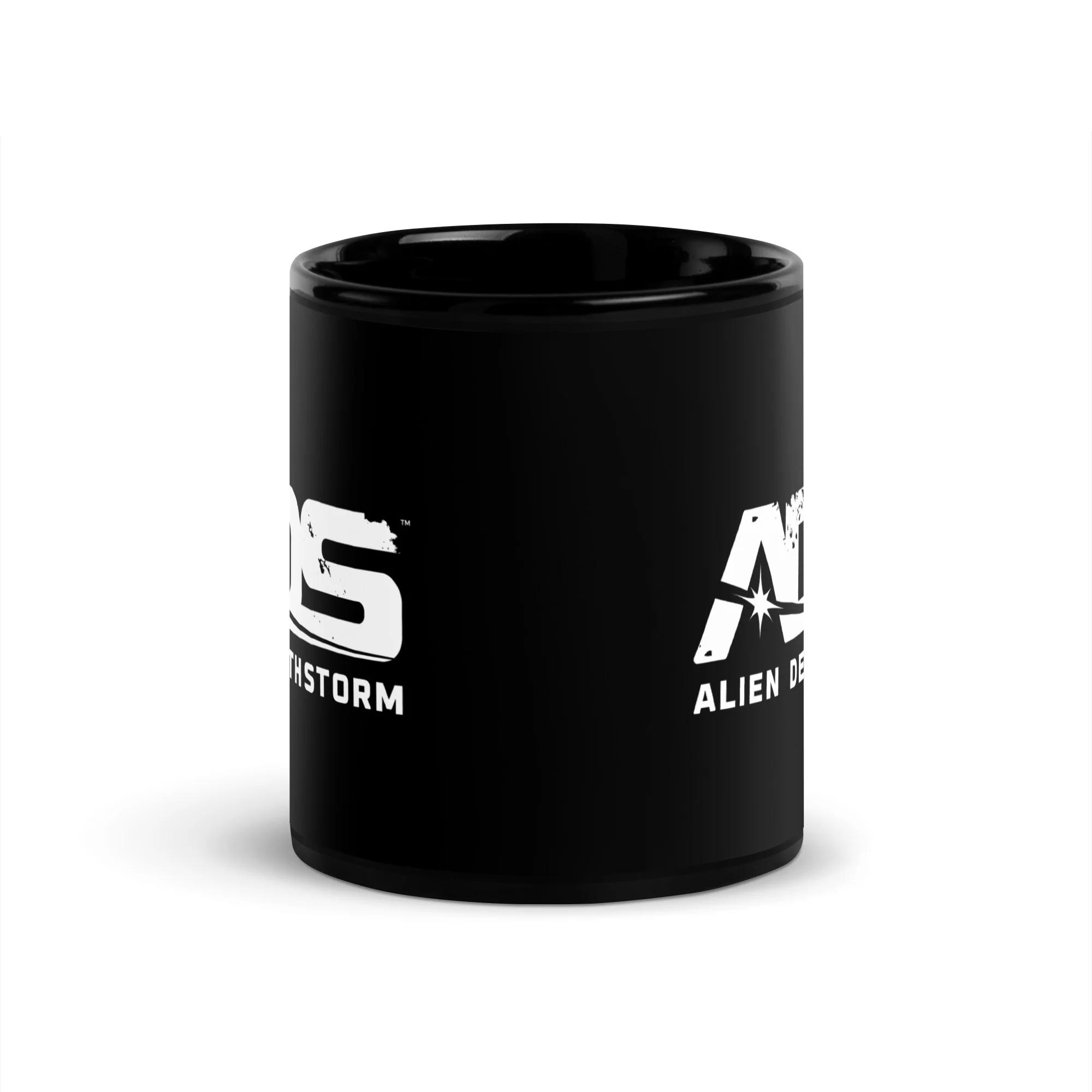Alien Deathstorm Black Glossy Mug - Image 3