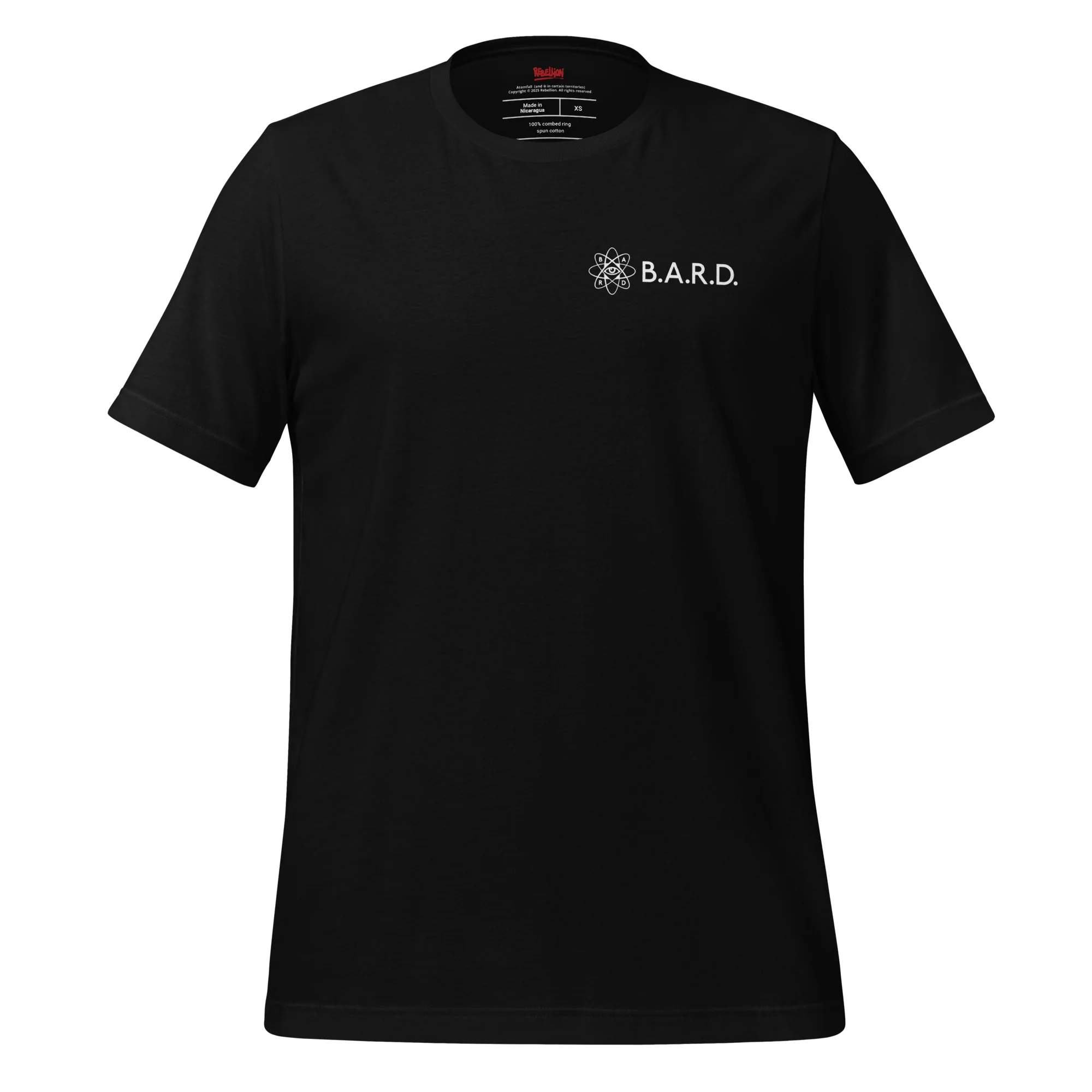 Atomfall B.A.R.D. Logo and Robot T-Shirt