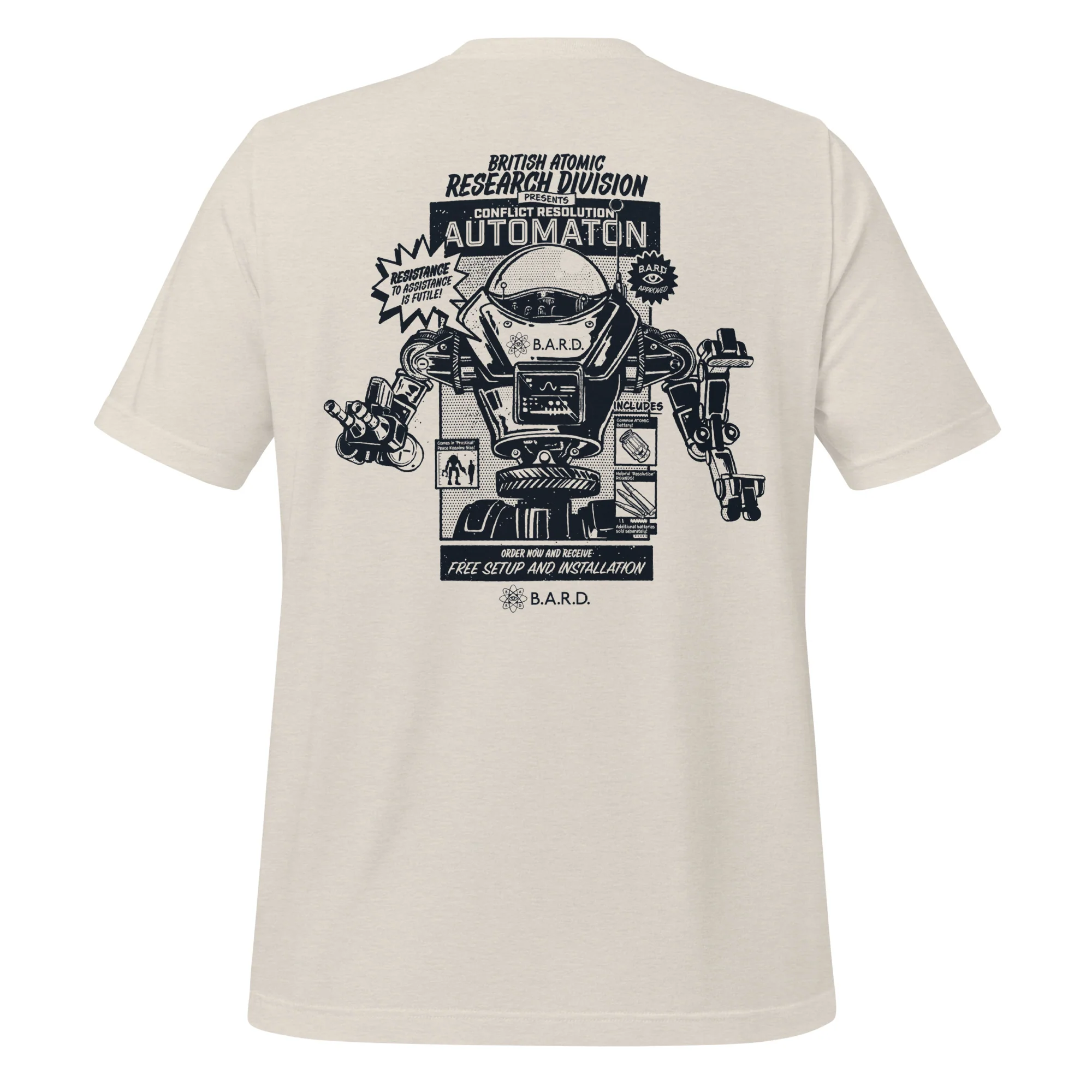 Atomfall B.A.R.D. Robot T-Shirt - Image 5