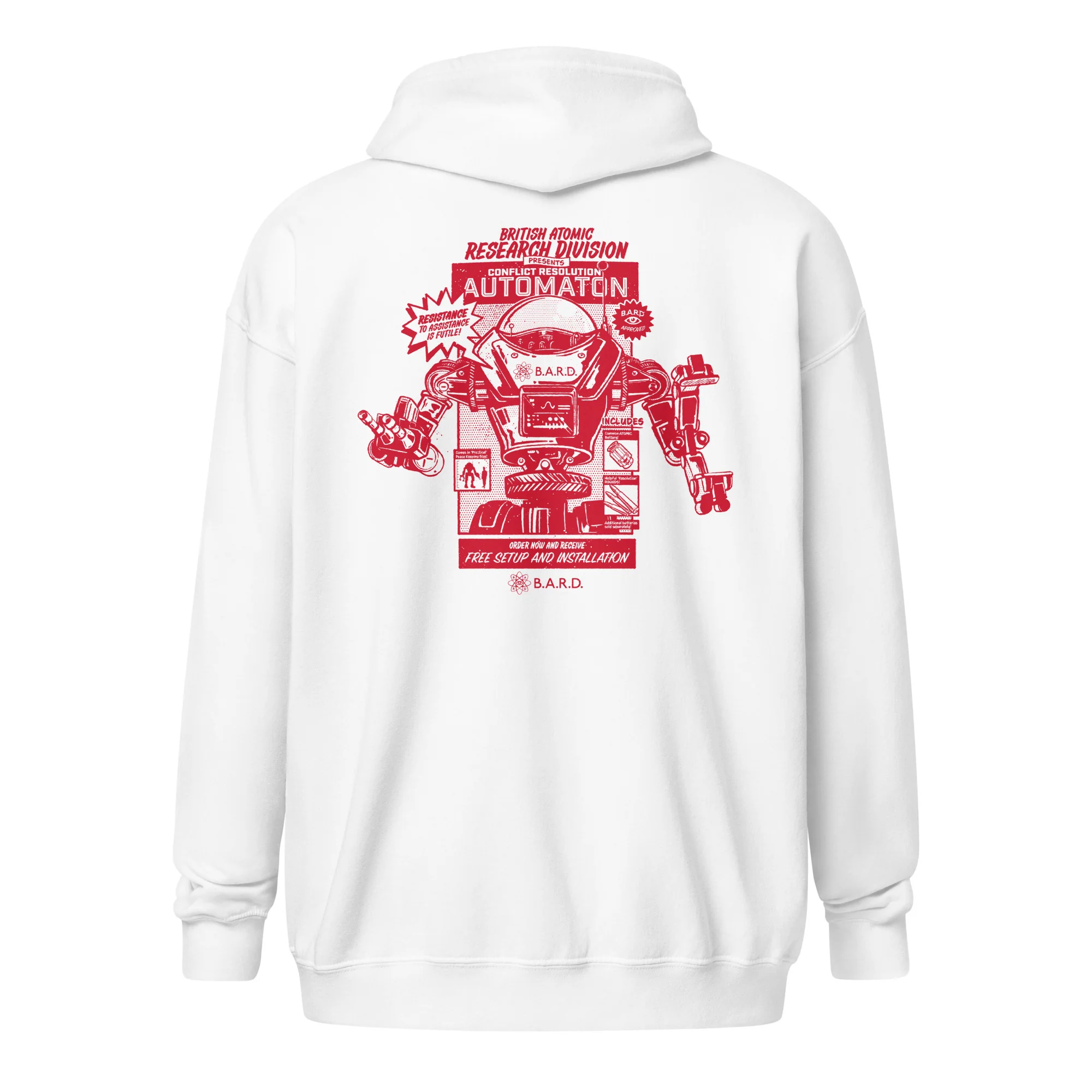 Atomfall B.A.R.D. Robot Zip Hoodie