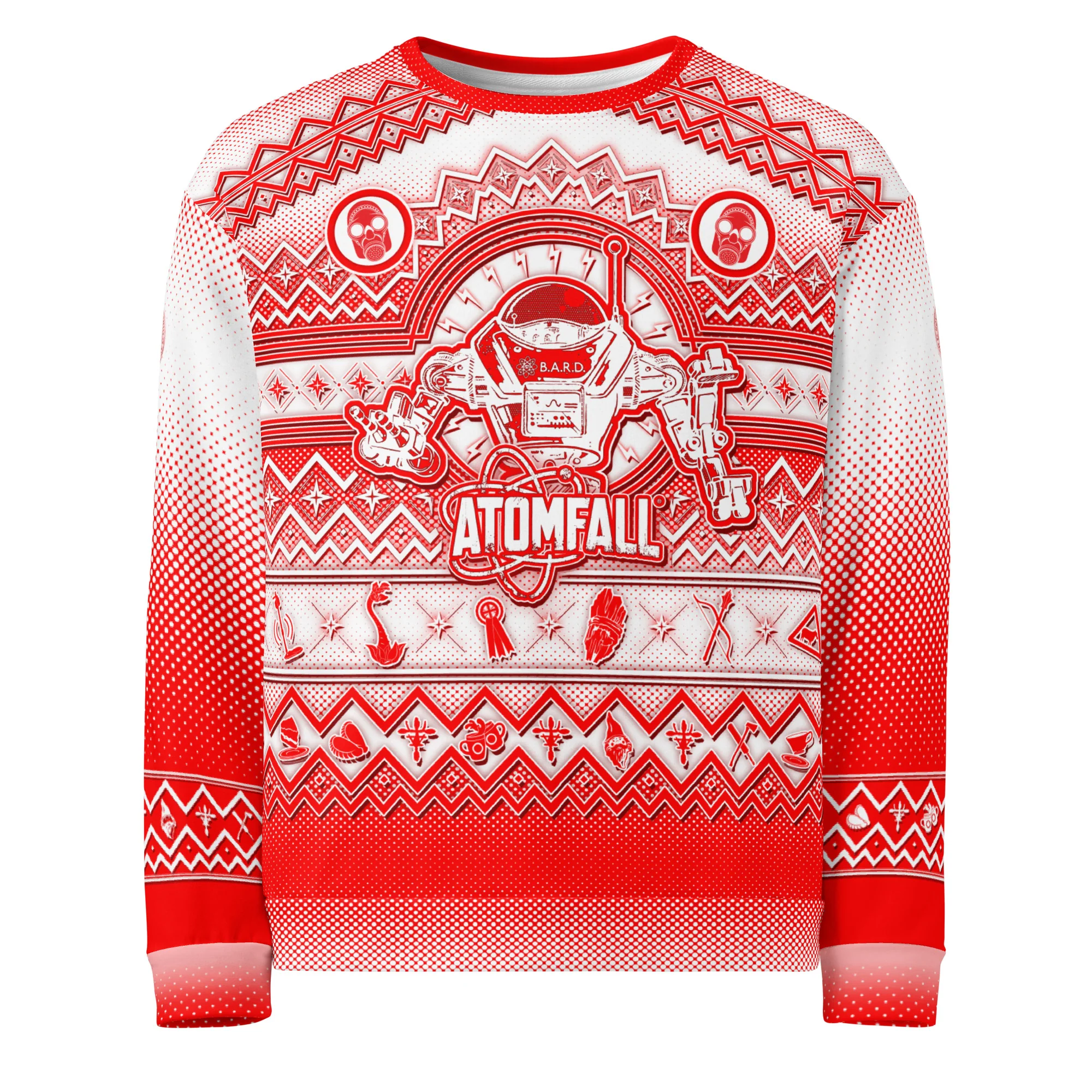 Atomfall Christmas Jumper Red