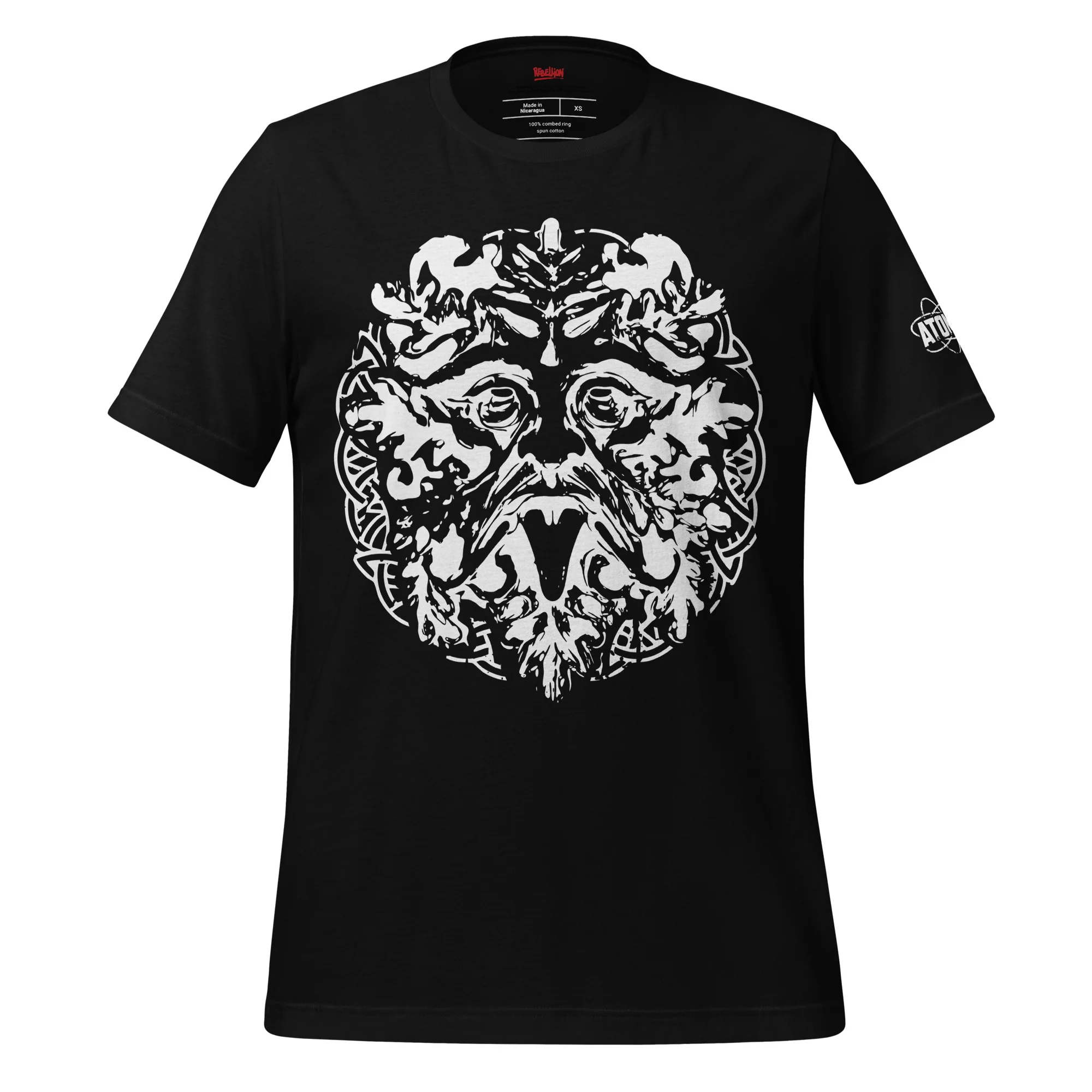 Atomfall Greenman Face T-shirt (Dark) - Image 3