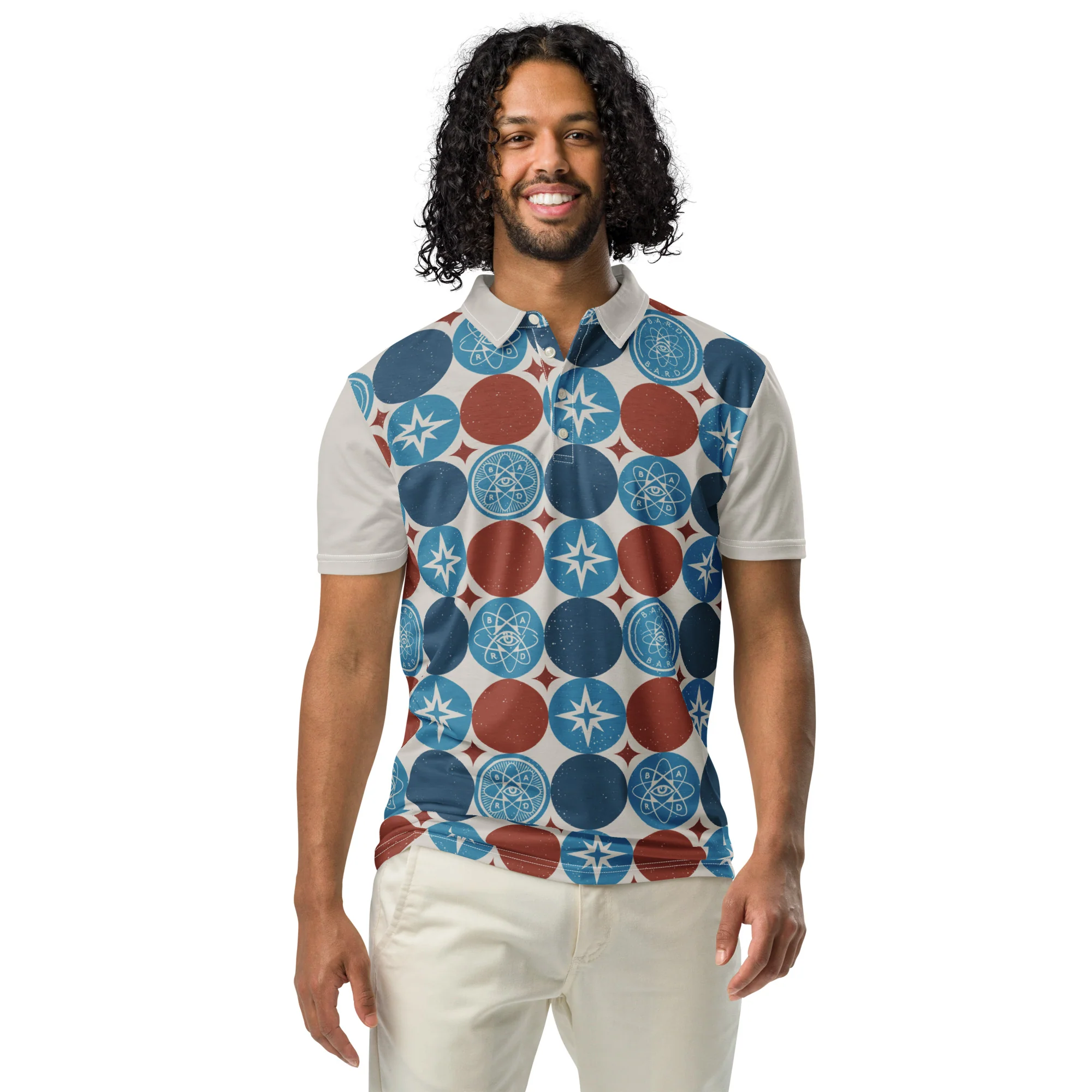 Atomfall Vintage Style Polo Shirt - Image 4