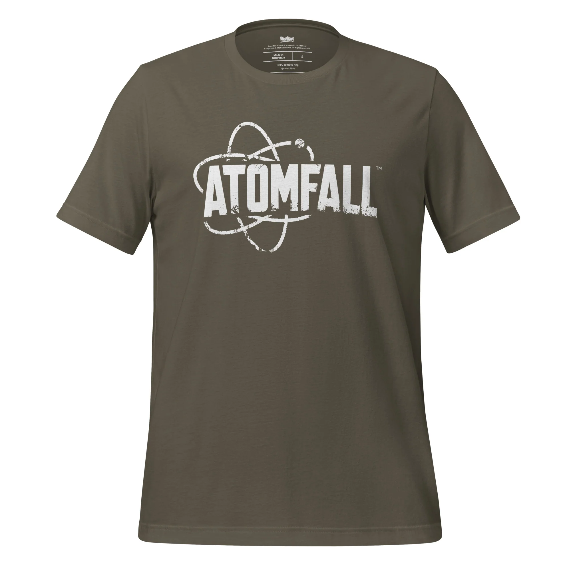 Atomfall White logo T-shirt – Game Reveal Exclusive - Image 3