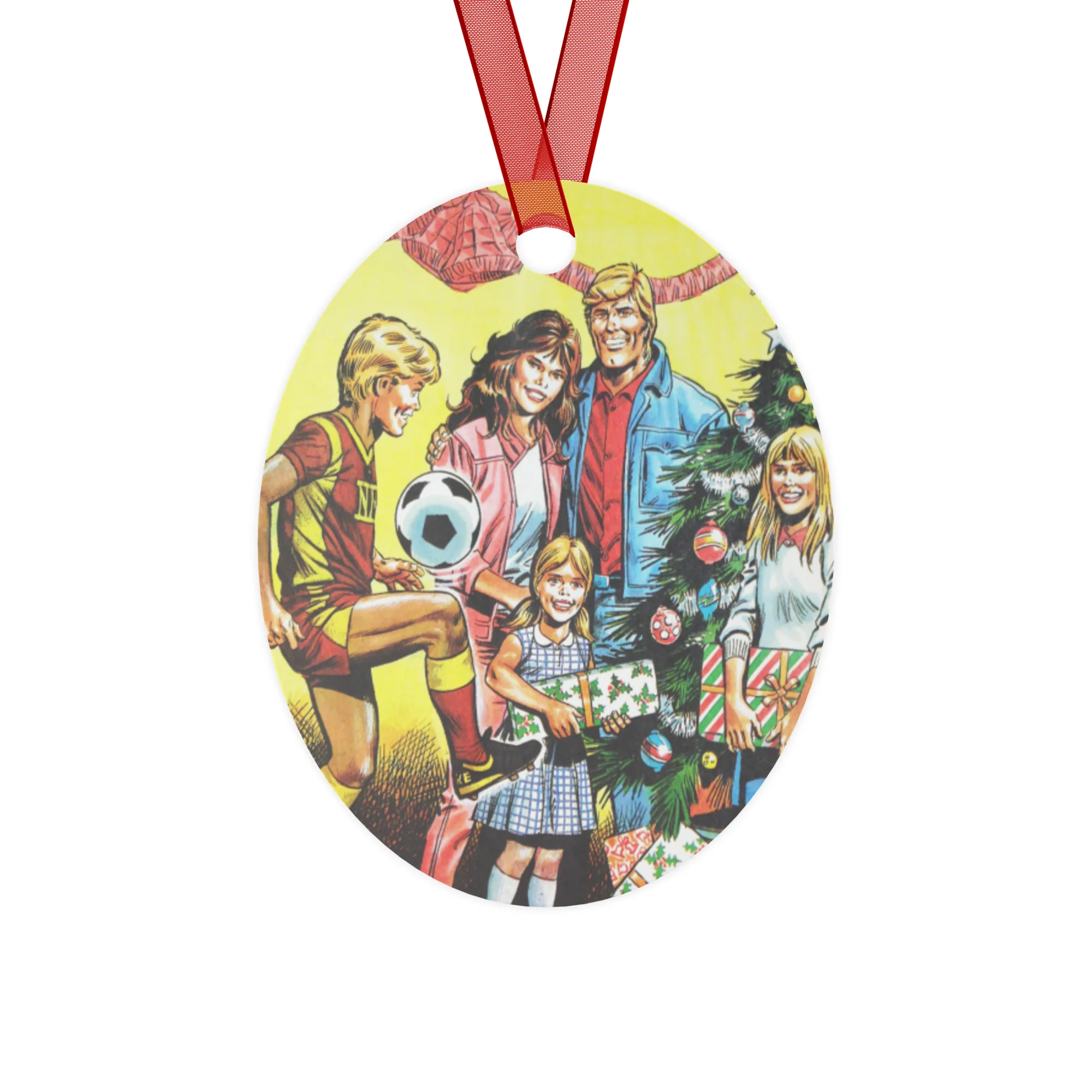Classic Roy of the Rovers Double-sided Ceramic Ornaments
