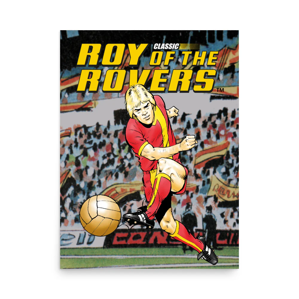 Classic Roy of the Rovers Poster