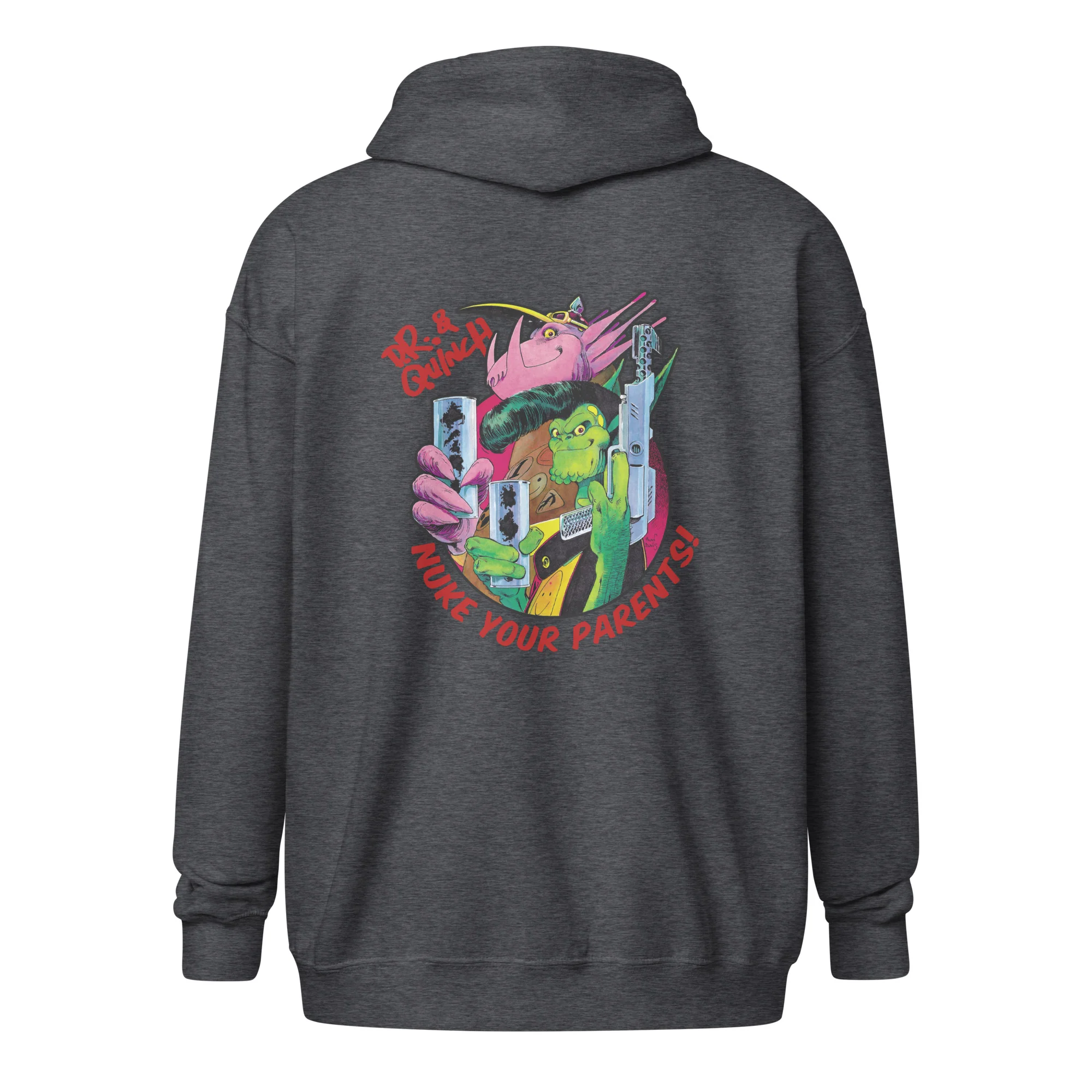D.R. & Quinch NUKE YOUR PARENTS! Zip Hoodie - Image 5