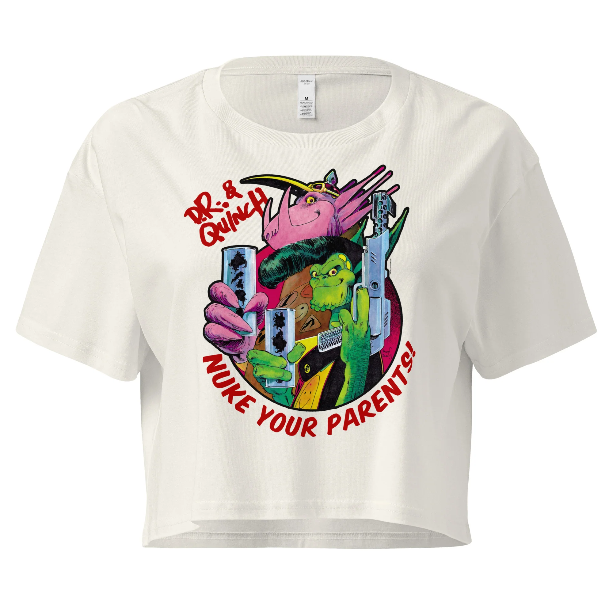 Dr Quinch NUKE YOUR PARENTS Women’s Crop Top
