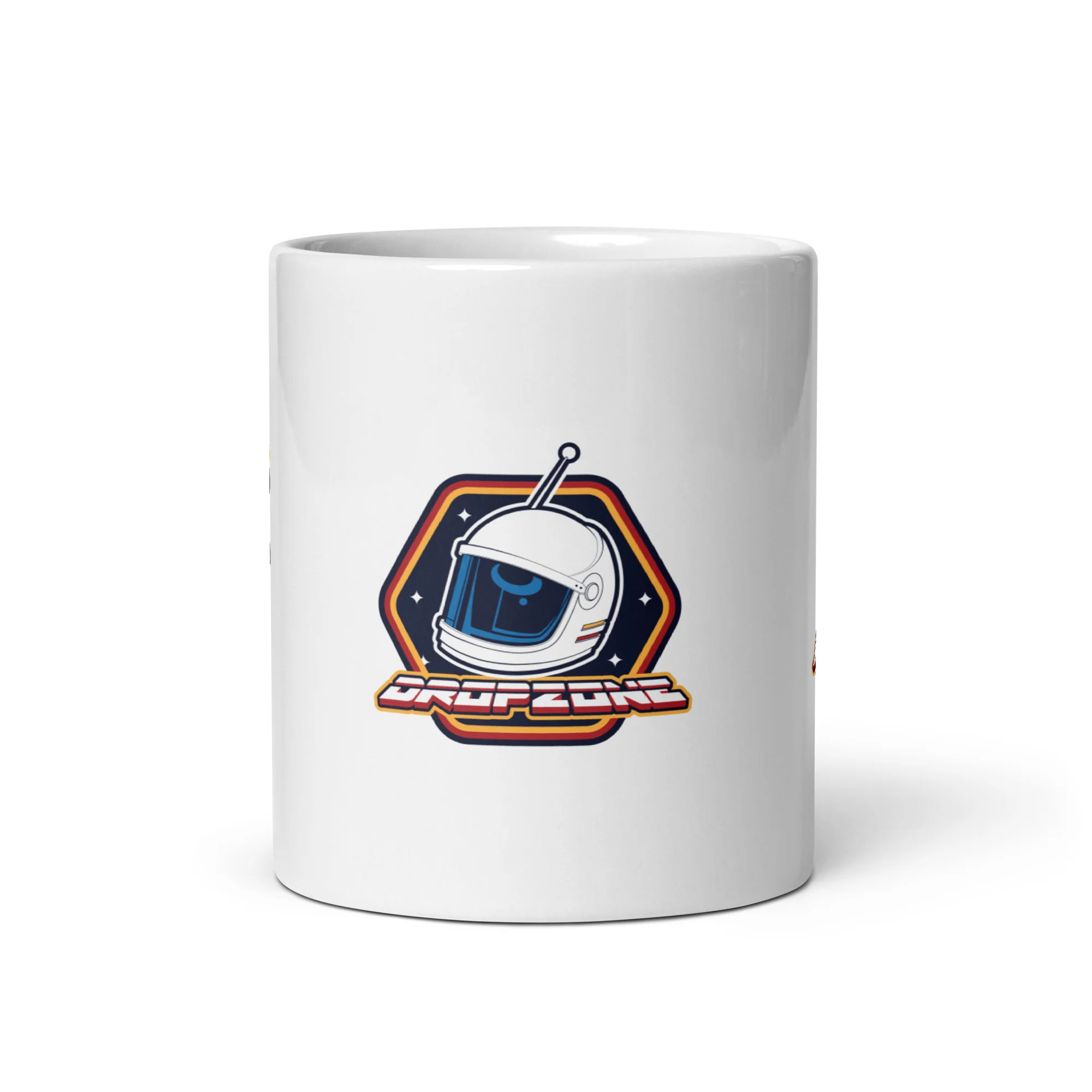 Dropzone White glossy mug - Image 3