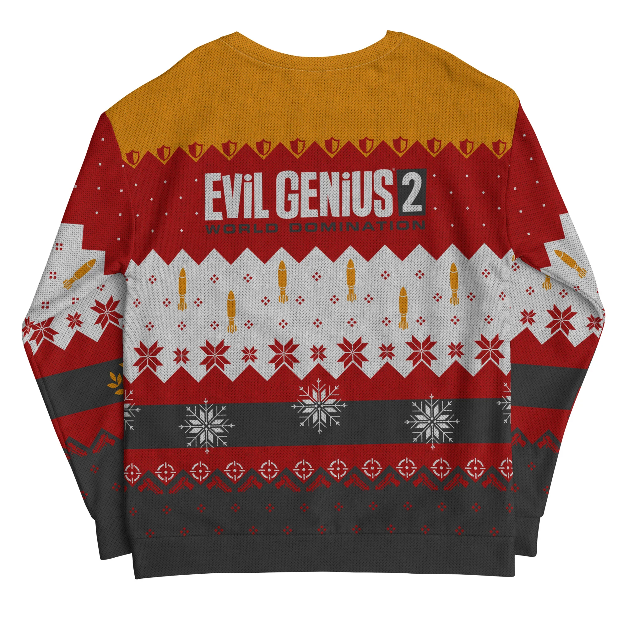 Evil Genius 2 Red Ivan Christmas Jumper - Image 3