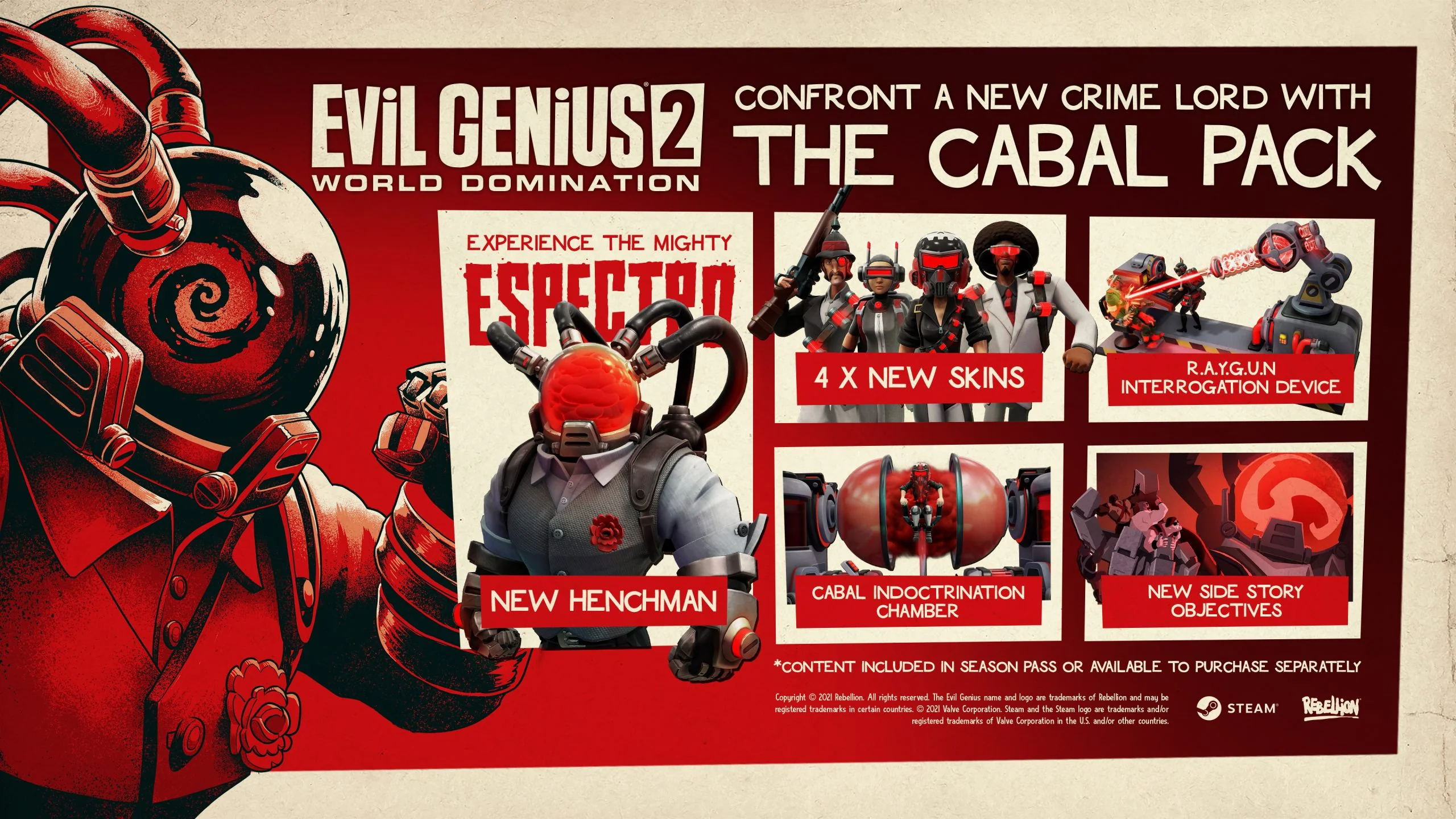 Evil Genius 2 Season Pass (Steam) - Image 3