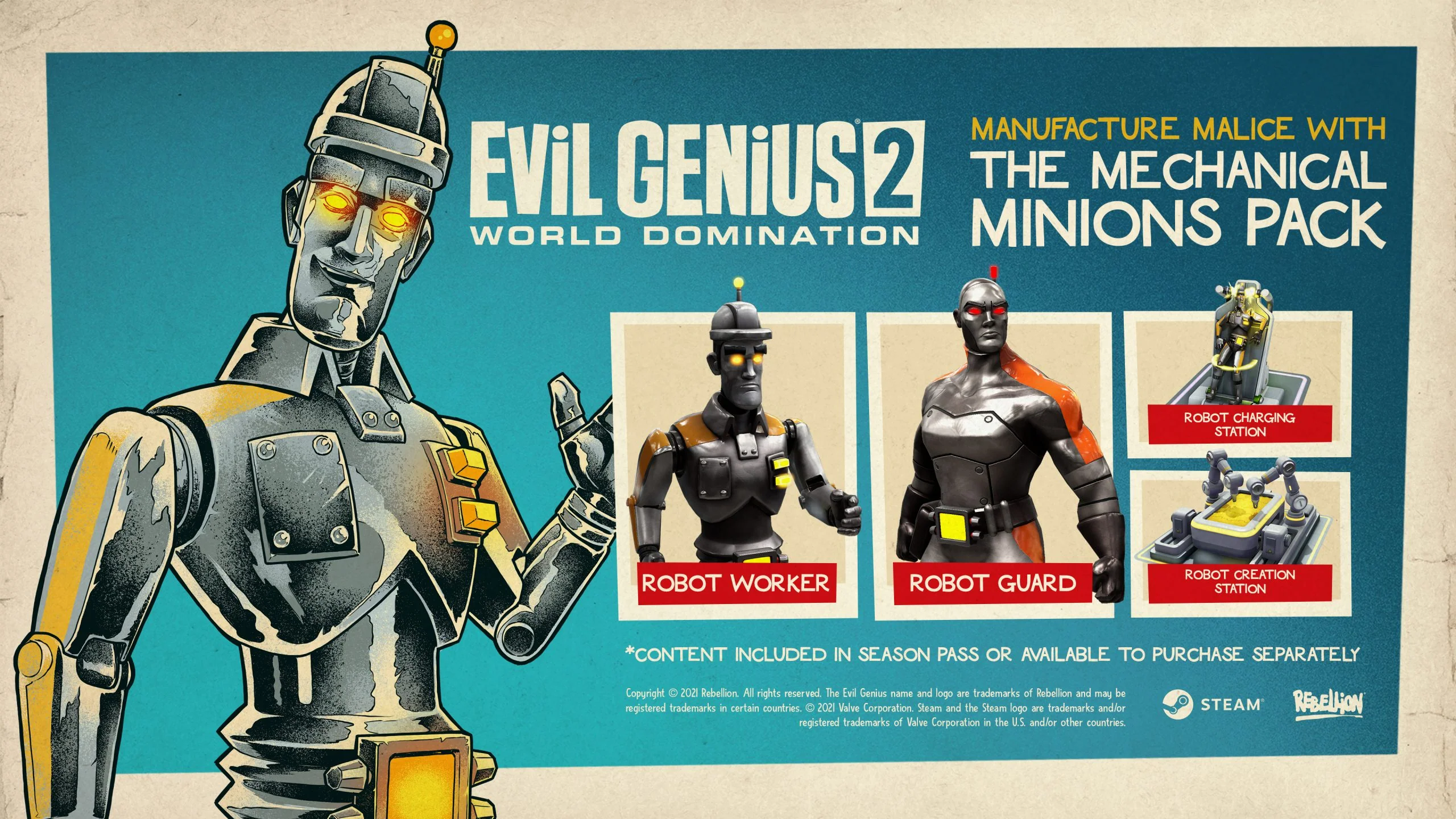 Evil Genius 2 Season Pass (Steam) - Image 6