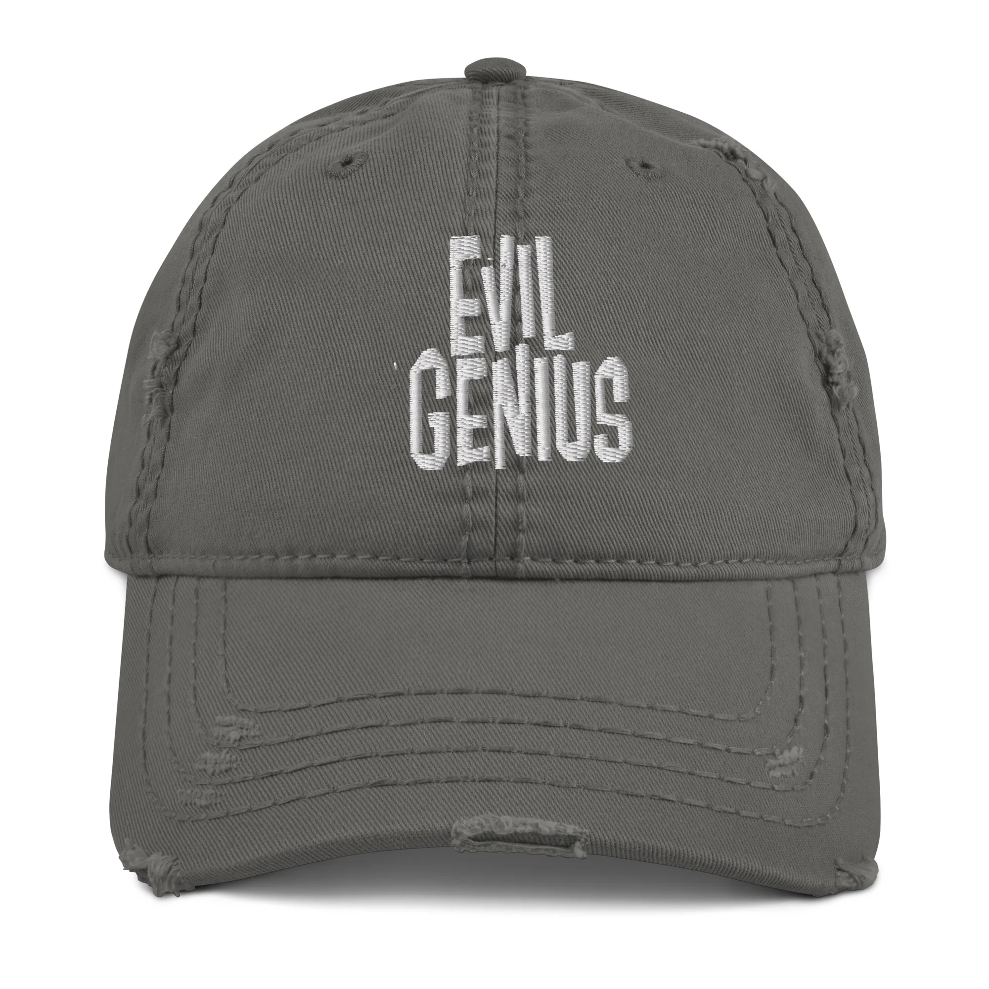 Evil Genius Distressed Dad Hat